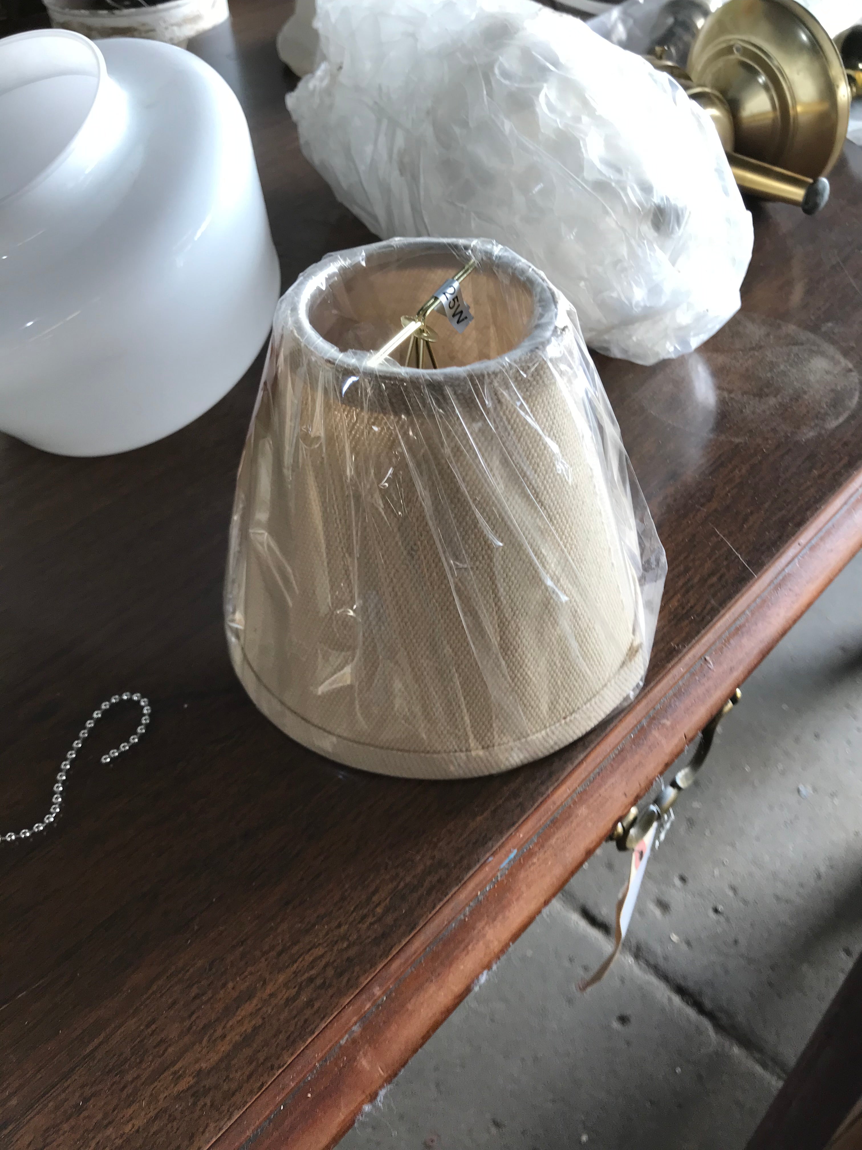 Fabric Shade for Single Bulb