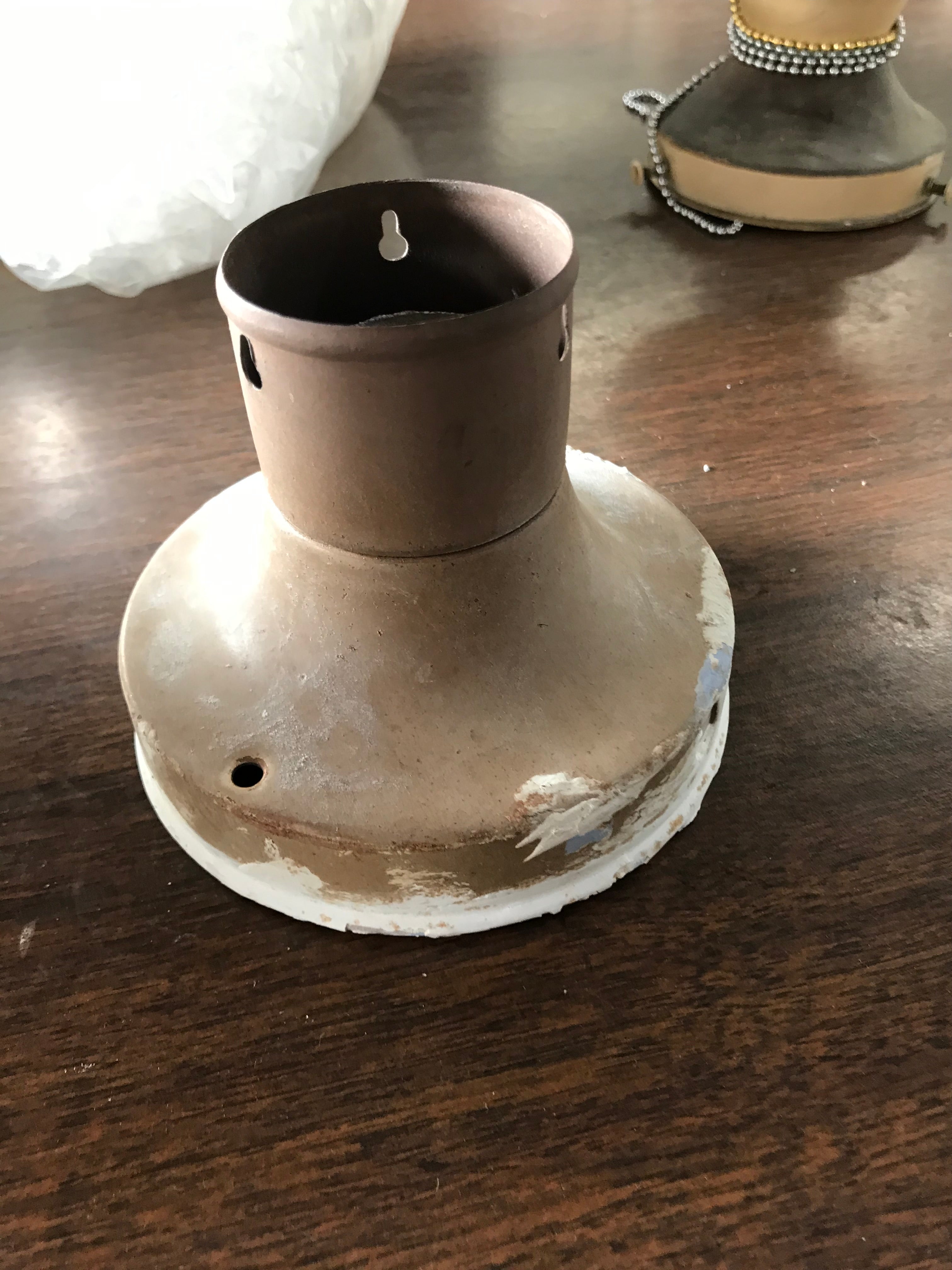 Copper Canopy for Light Fixture