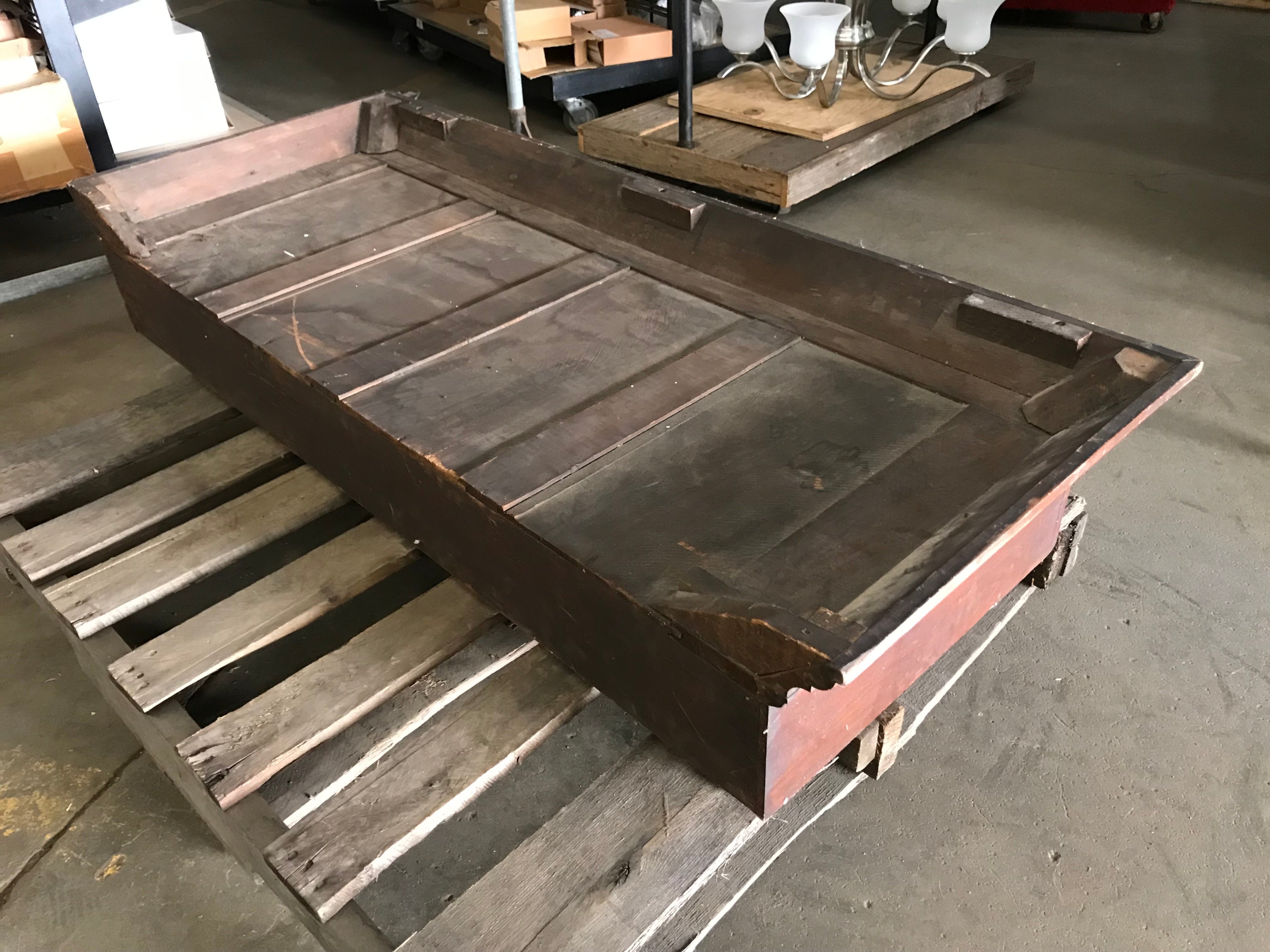 Salvaged Mantle- Carved Front