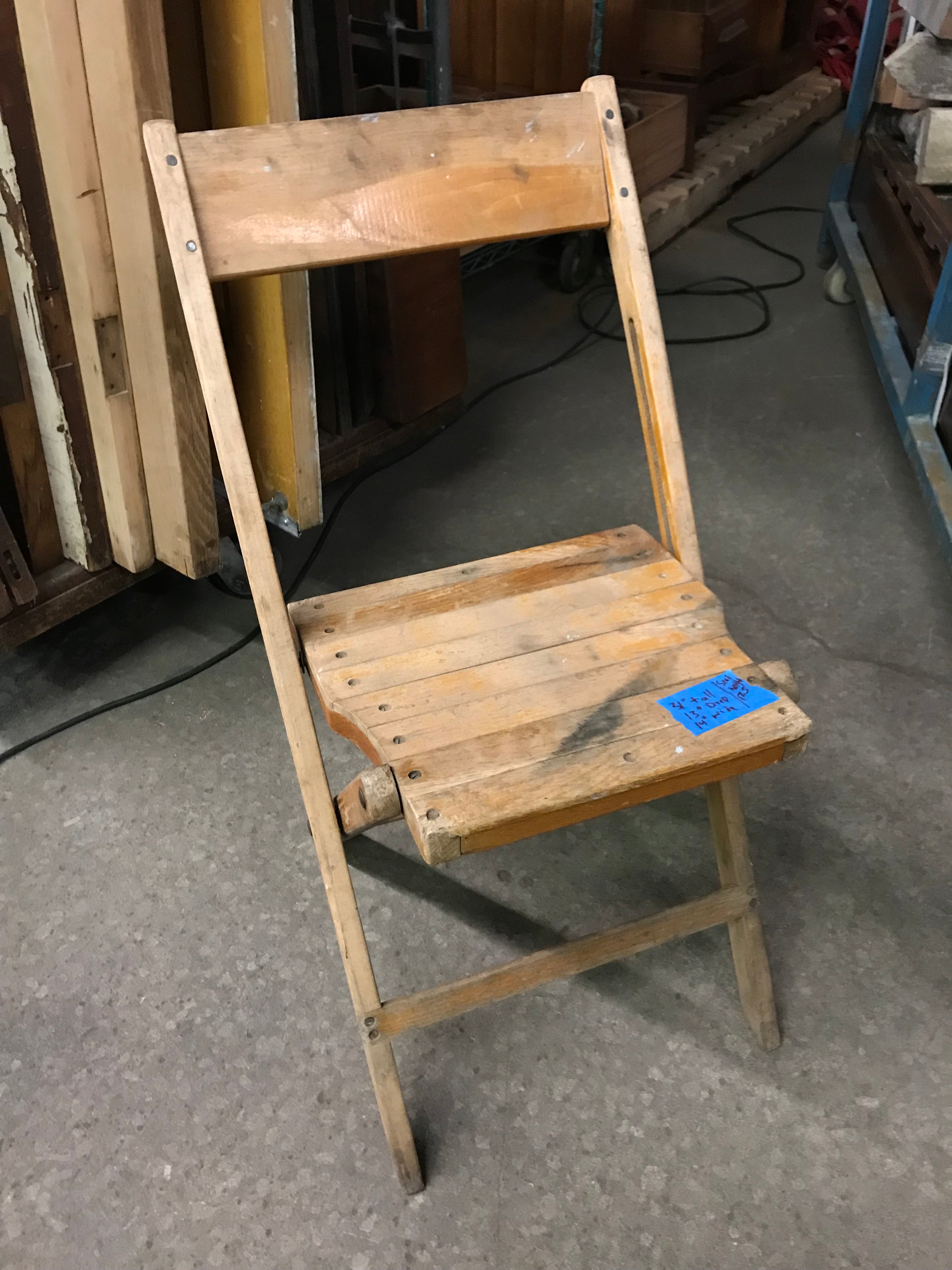 Wood Folding Chair
