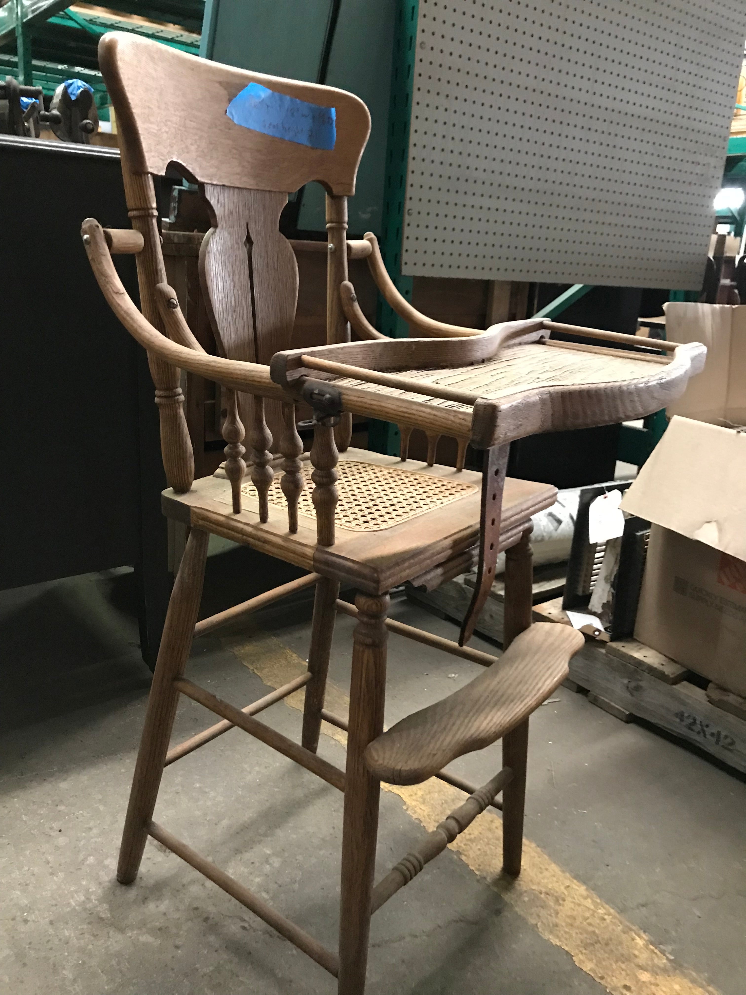 Vintage High Chair with Tray