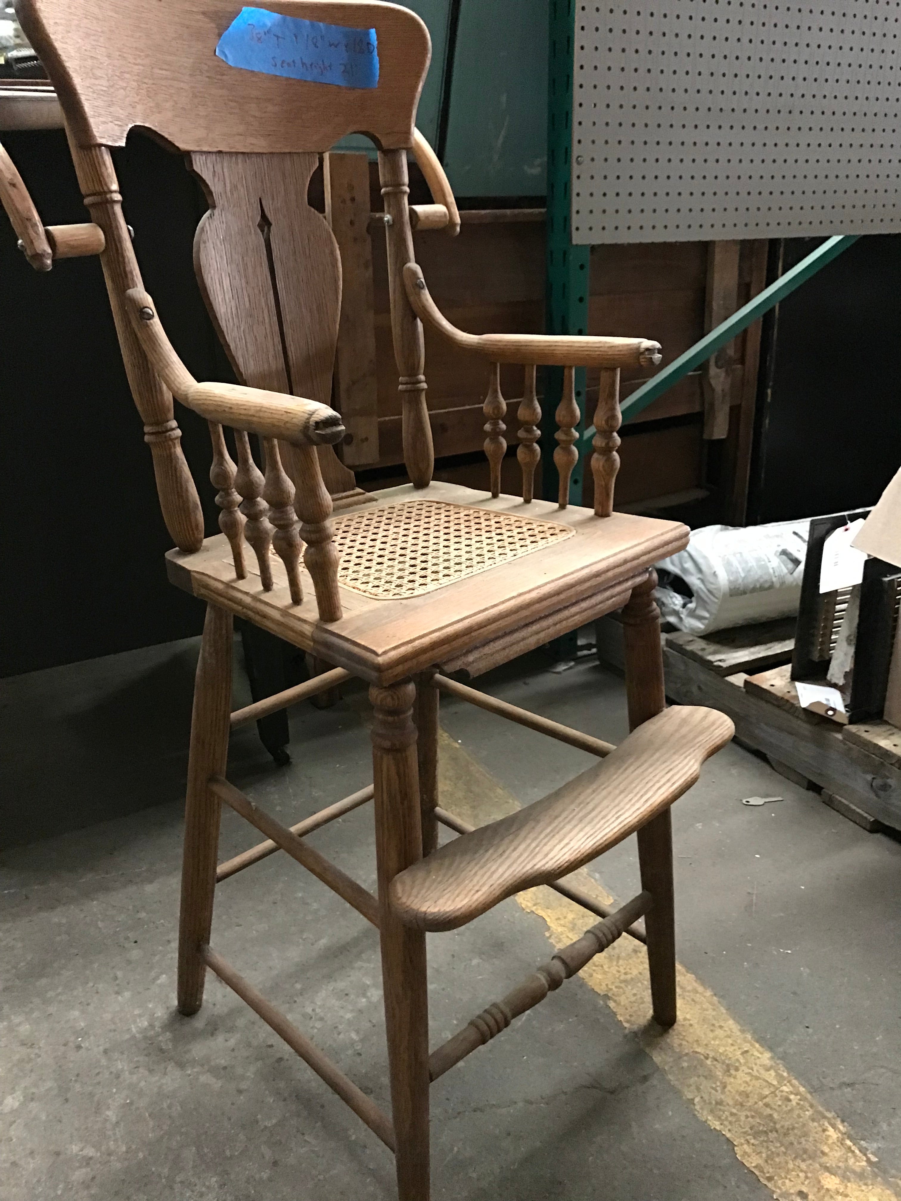 Vintage High Chair with Tray