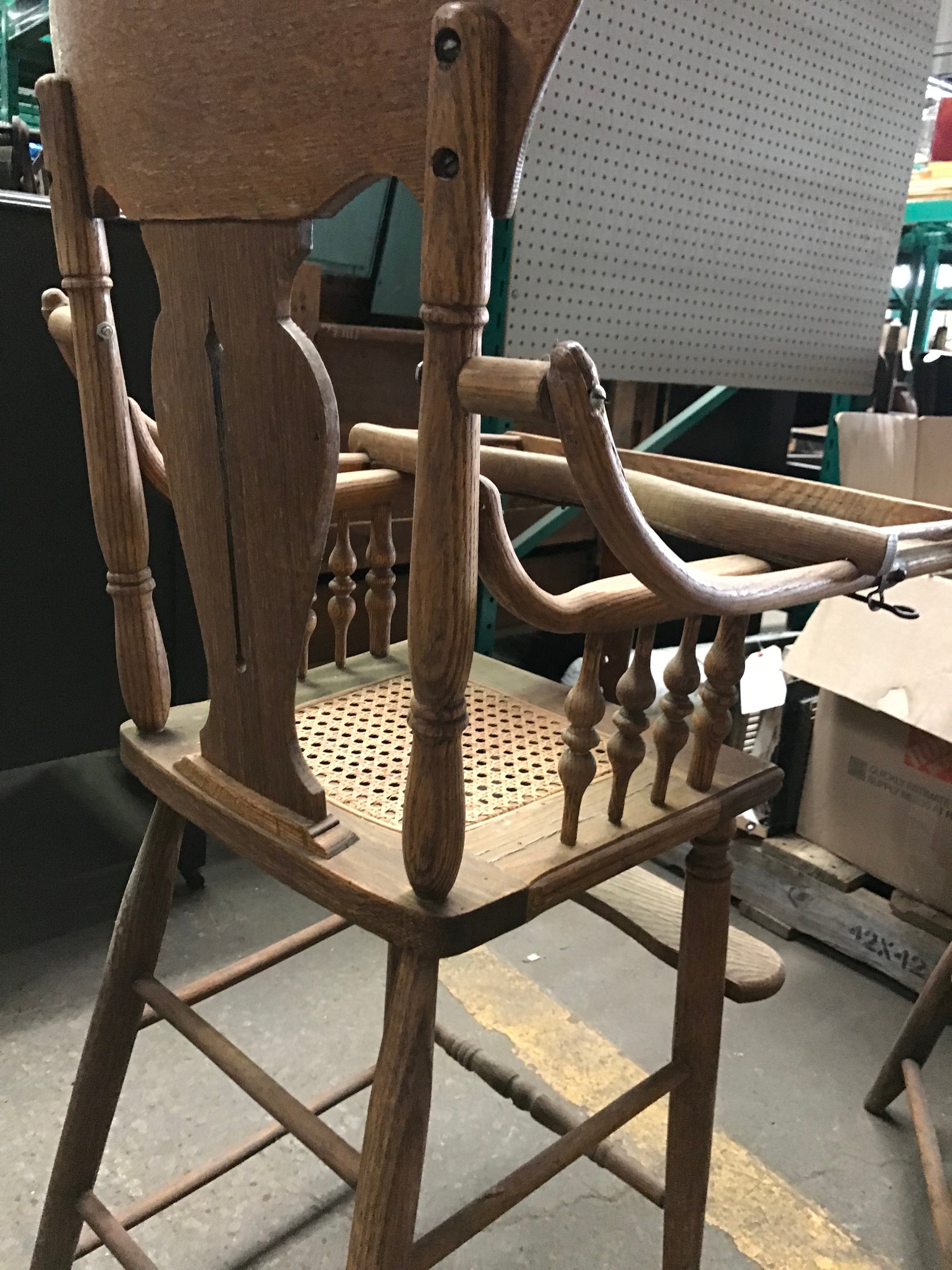 Vintage High Chair with Tray