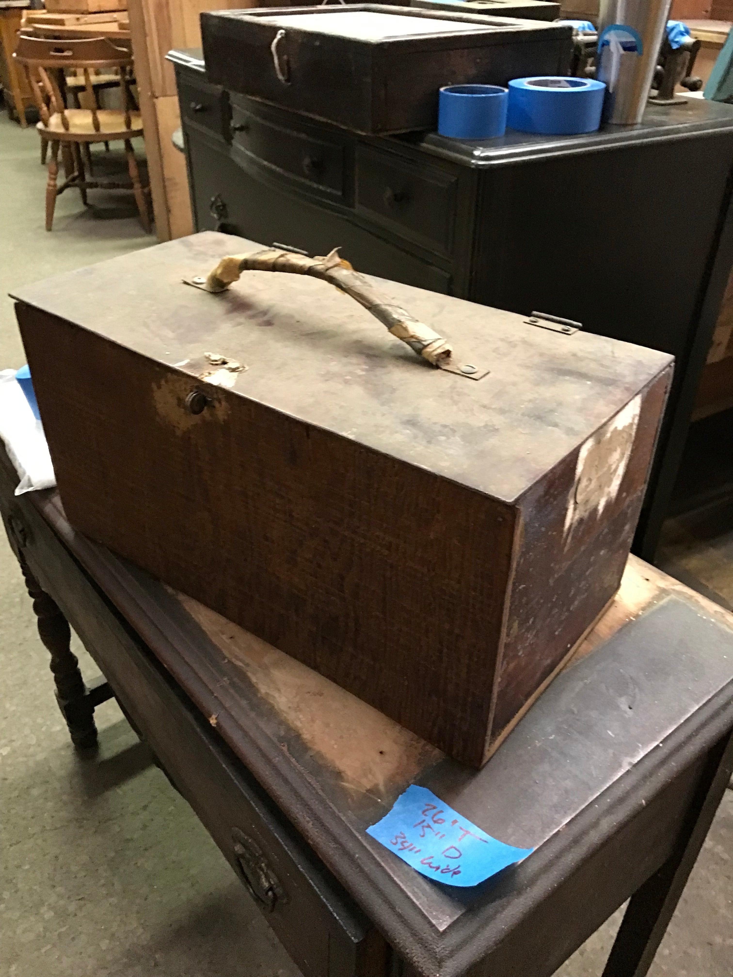 Vintage Wood Tool Box