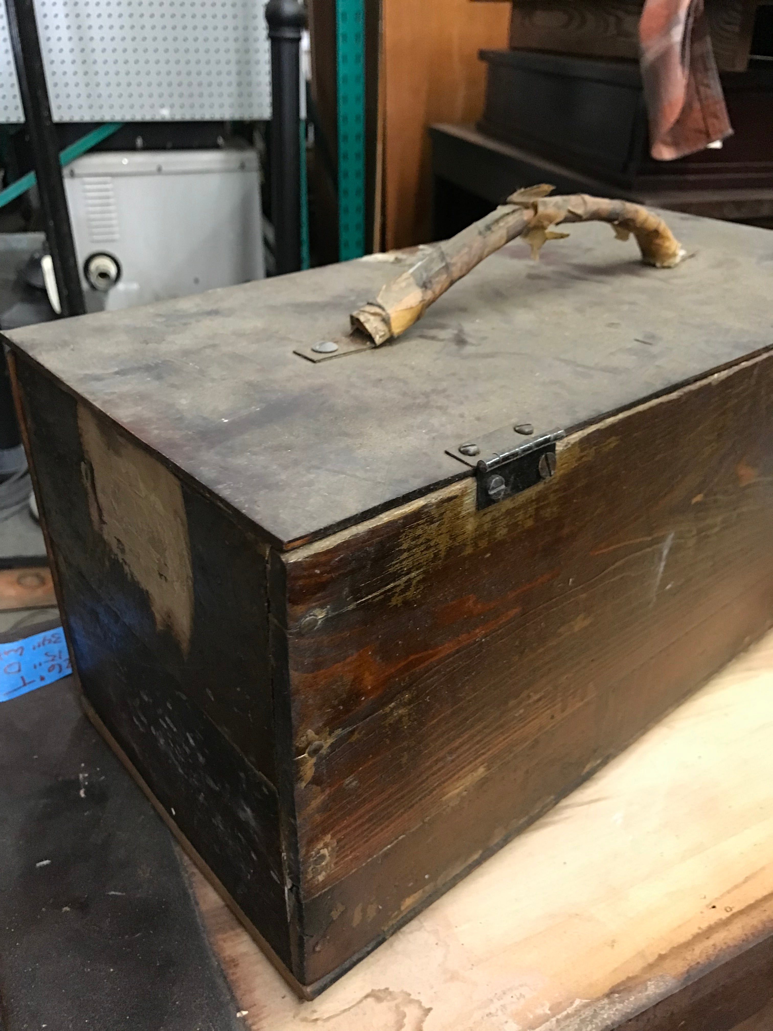Vintage Wood Tool Box