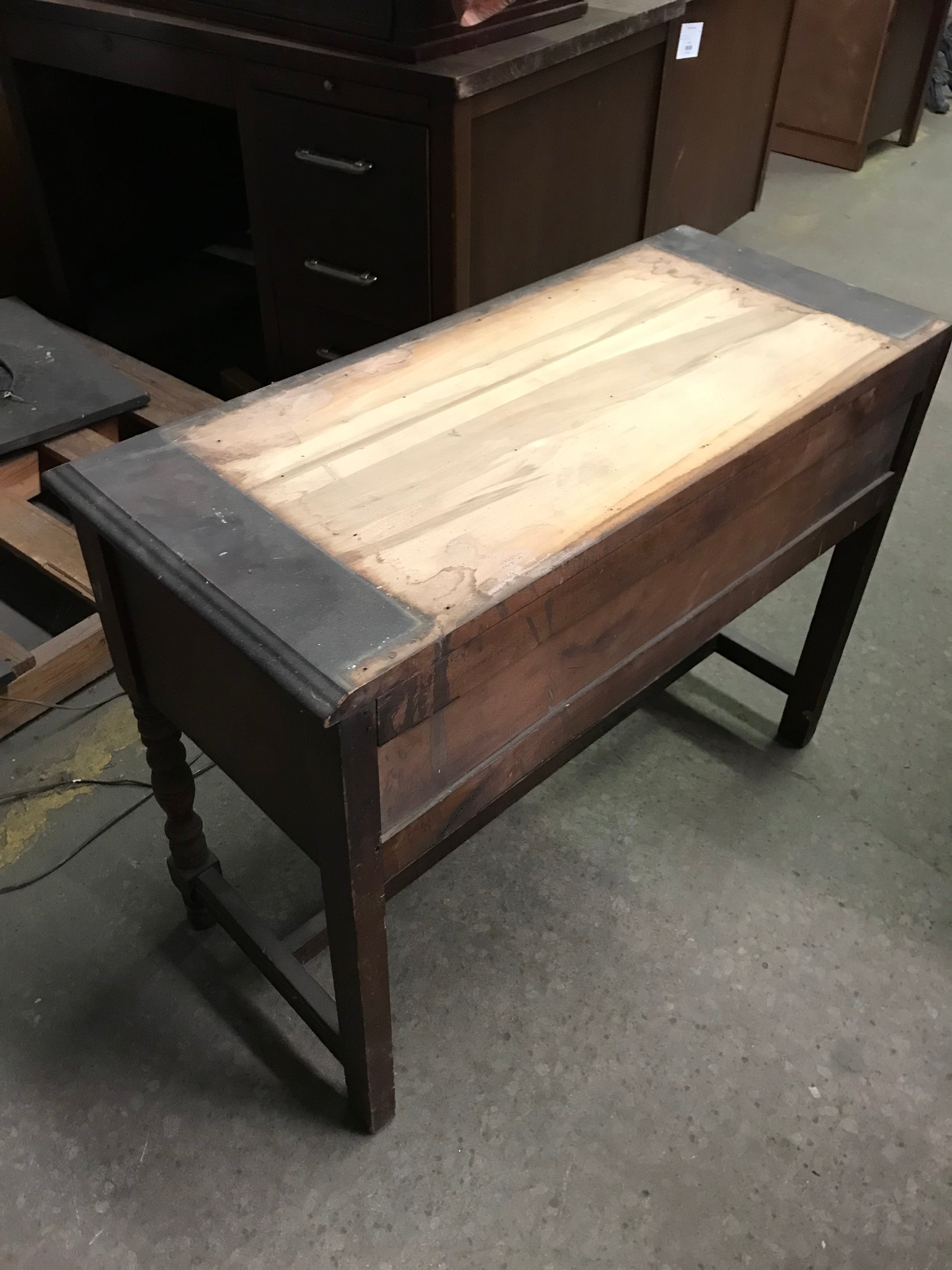 Vintage  Wood Dressing Vanity Base