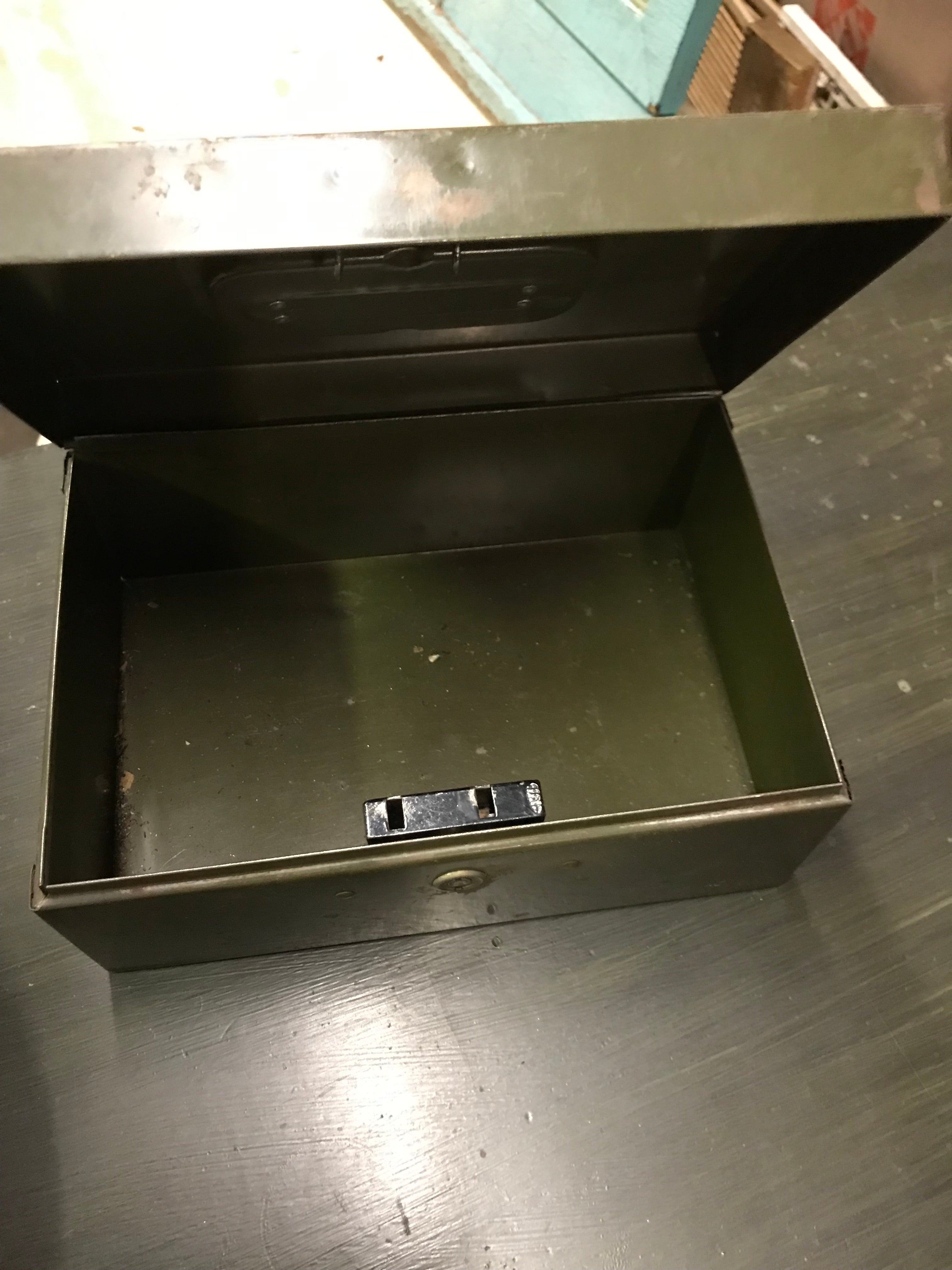 Small Metal Storage Box