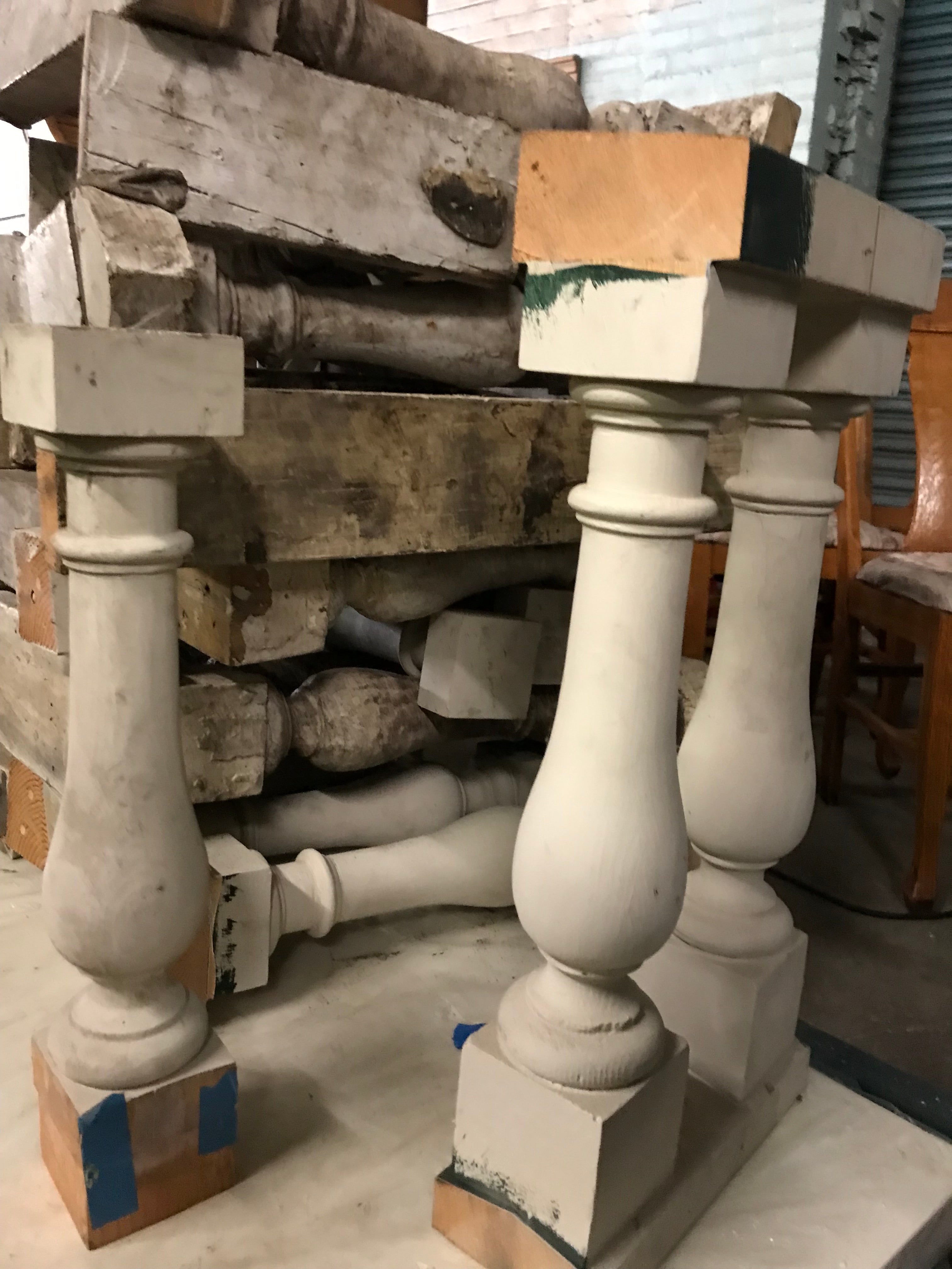 Lot of Salvaged Spindles