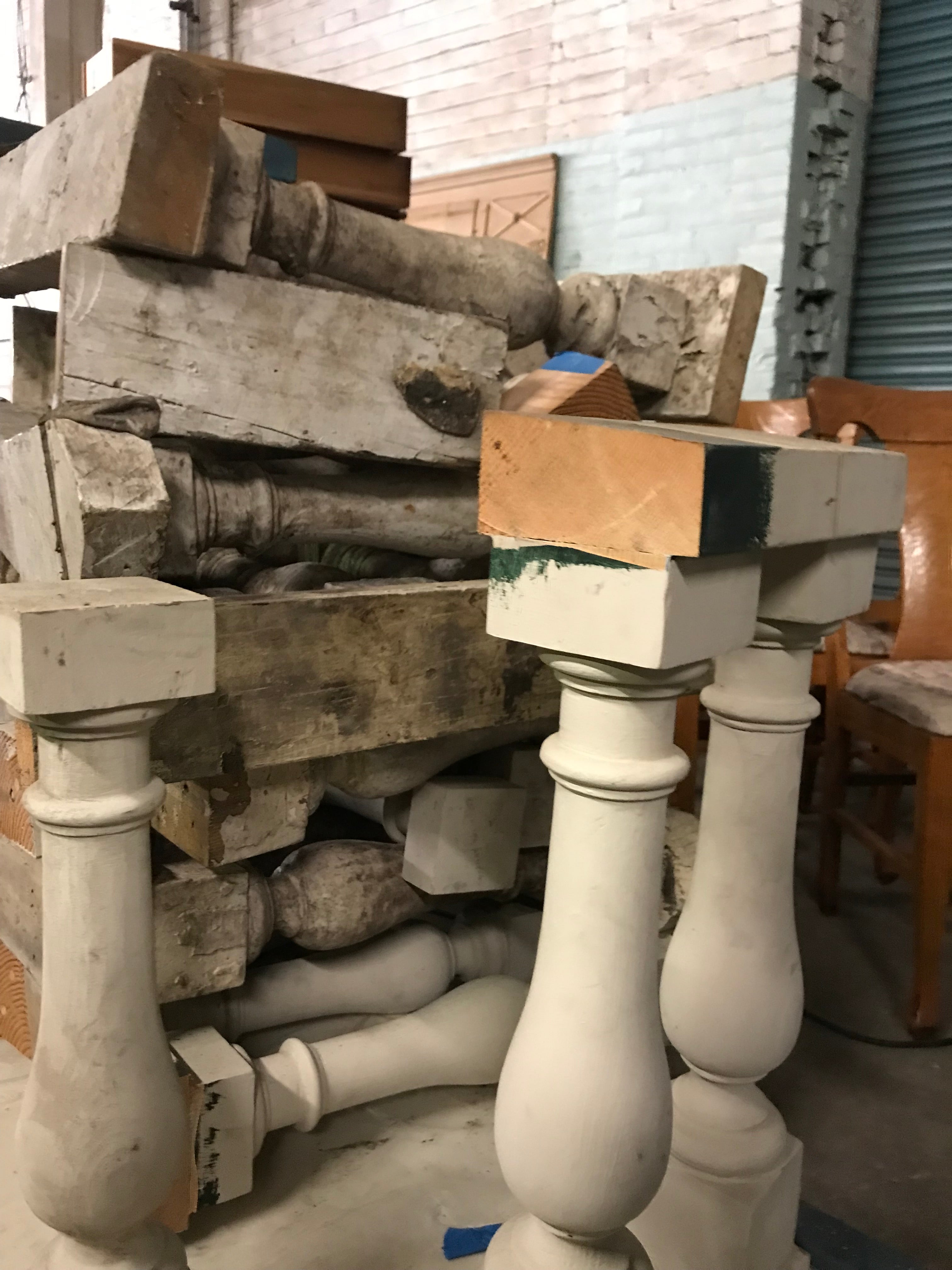Lot of Salvaged Spindles