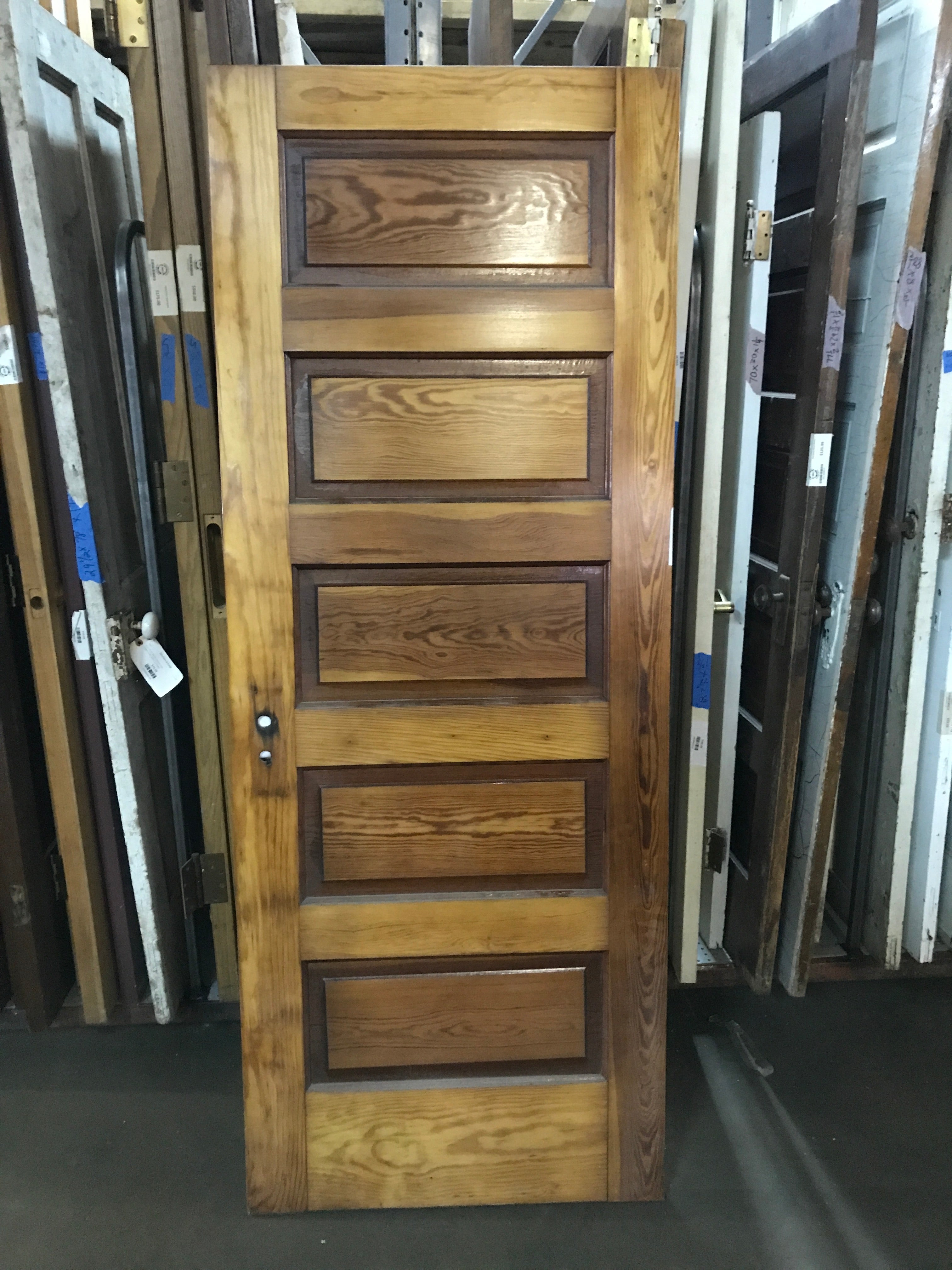 Five Panel Wood Door 29 7/8" x 77 1/2"