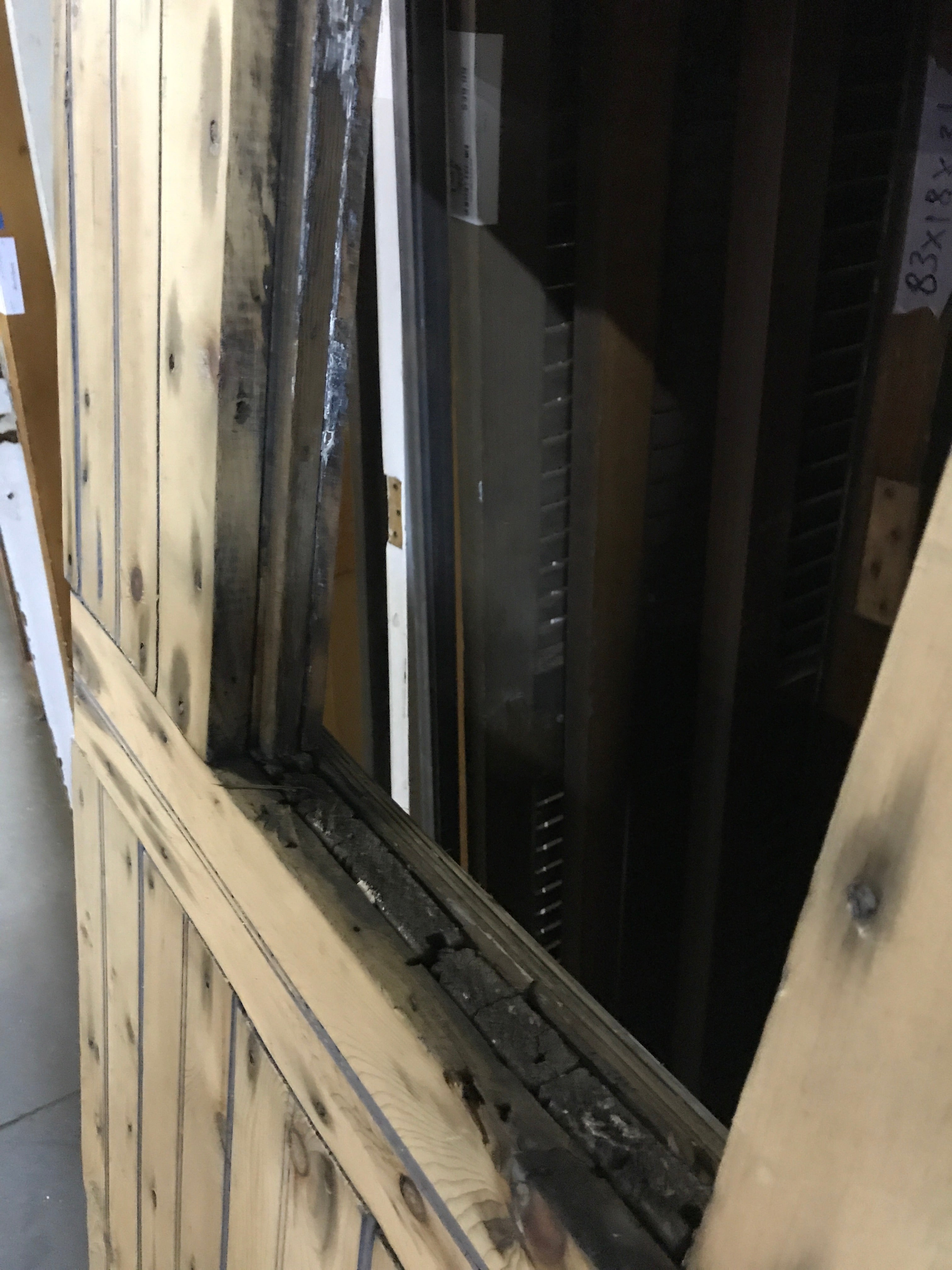 Wood industrial Door 32” x 72” x 2 7/8”