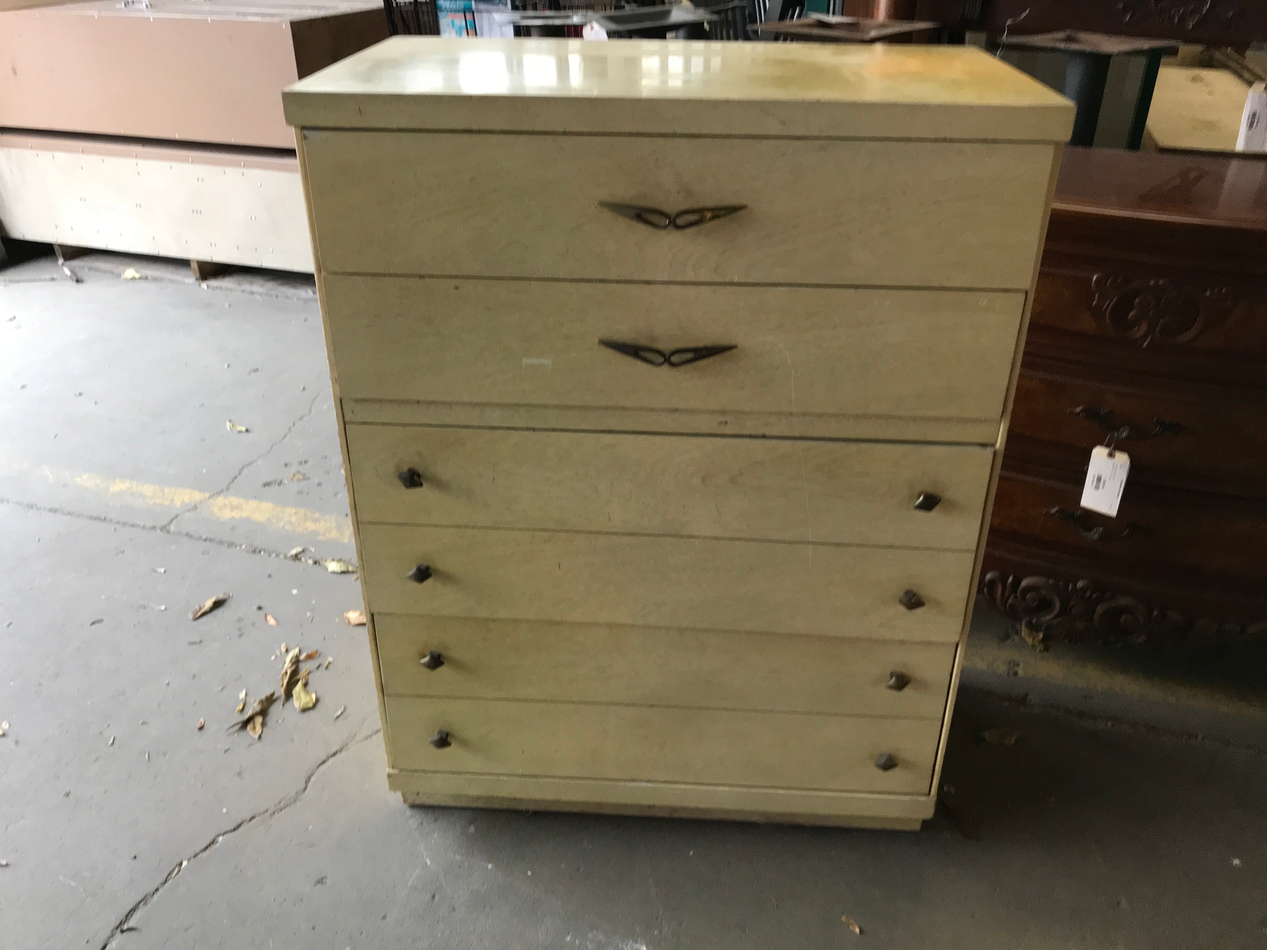 Vintage Tall Dresser4 Drawer