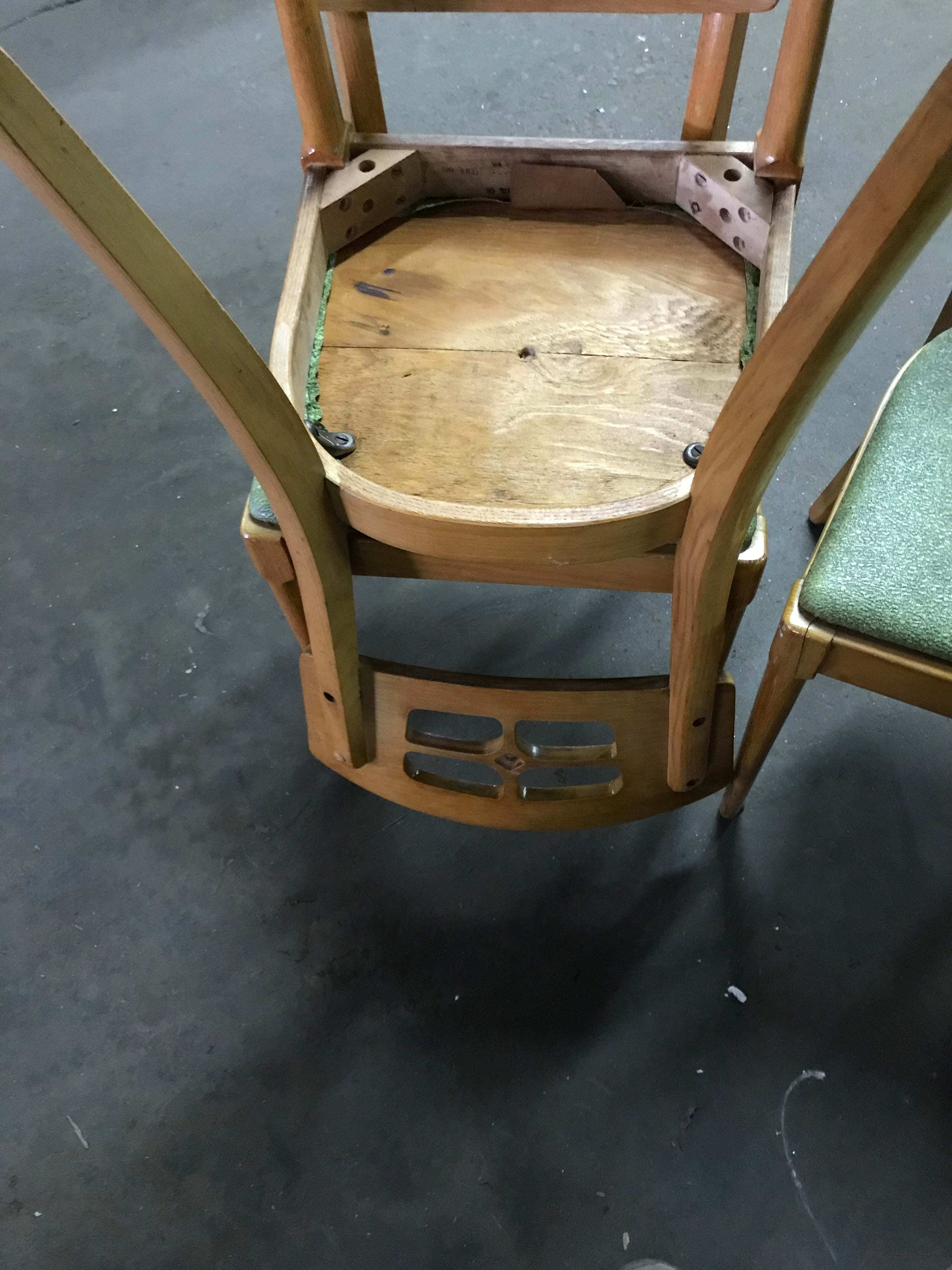 Set of 4 Wood Chairs