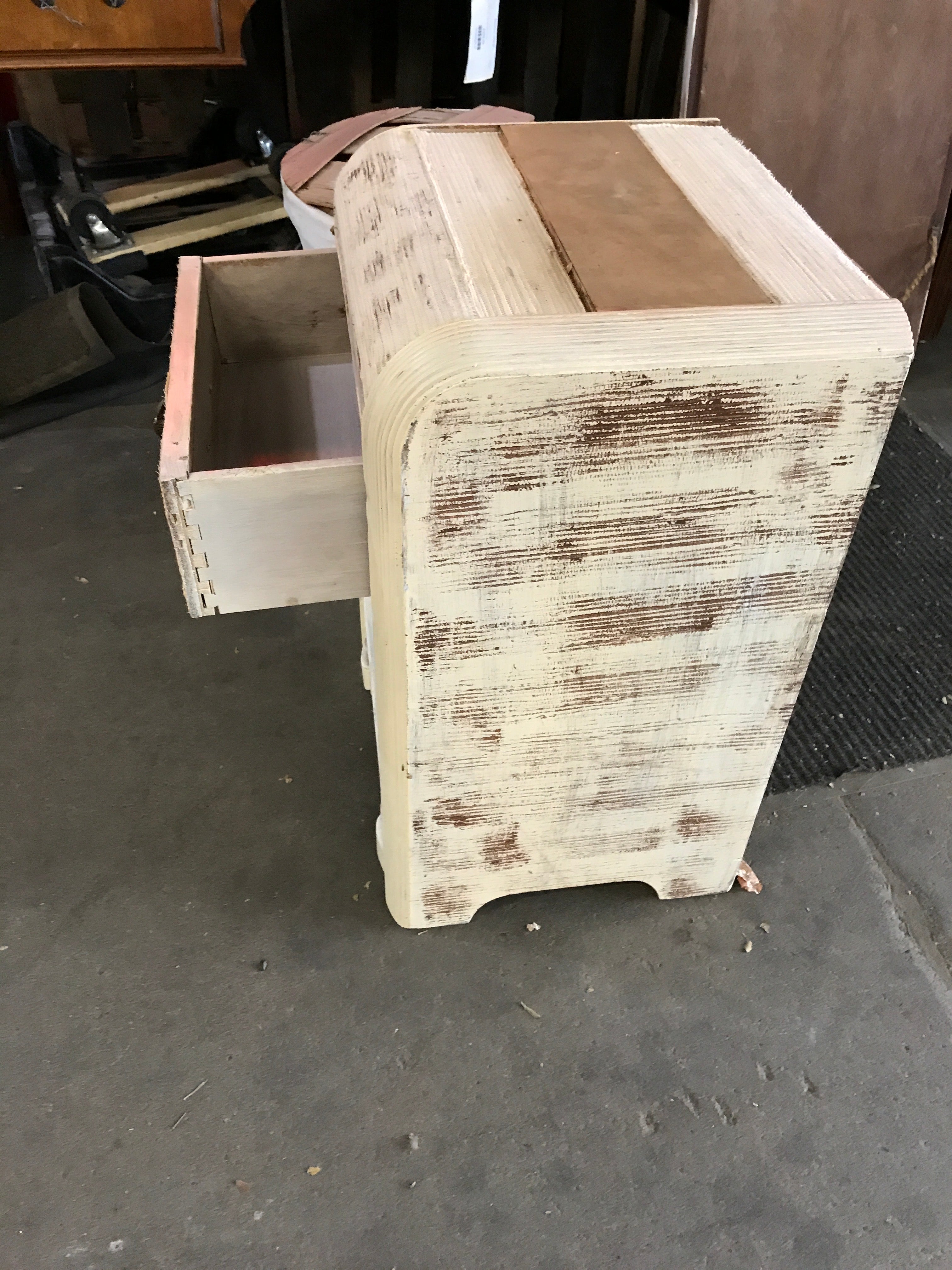 Night Stand One Drawer and Lower Storage
