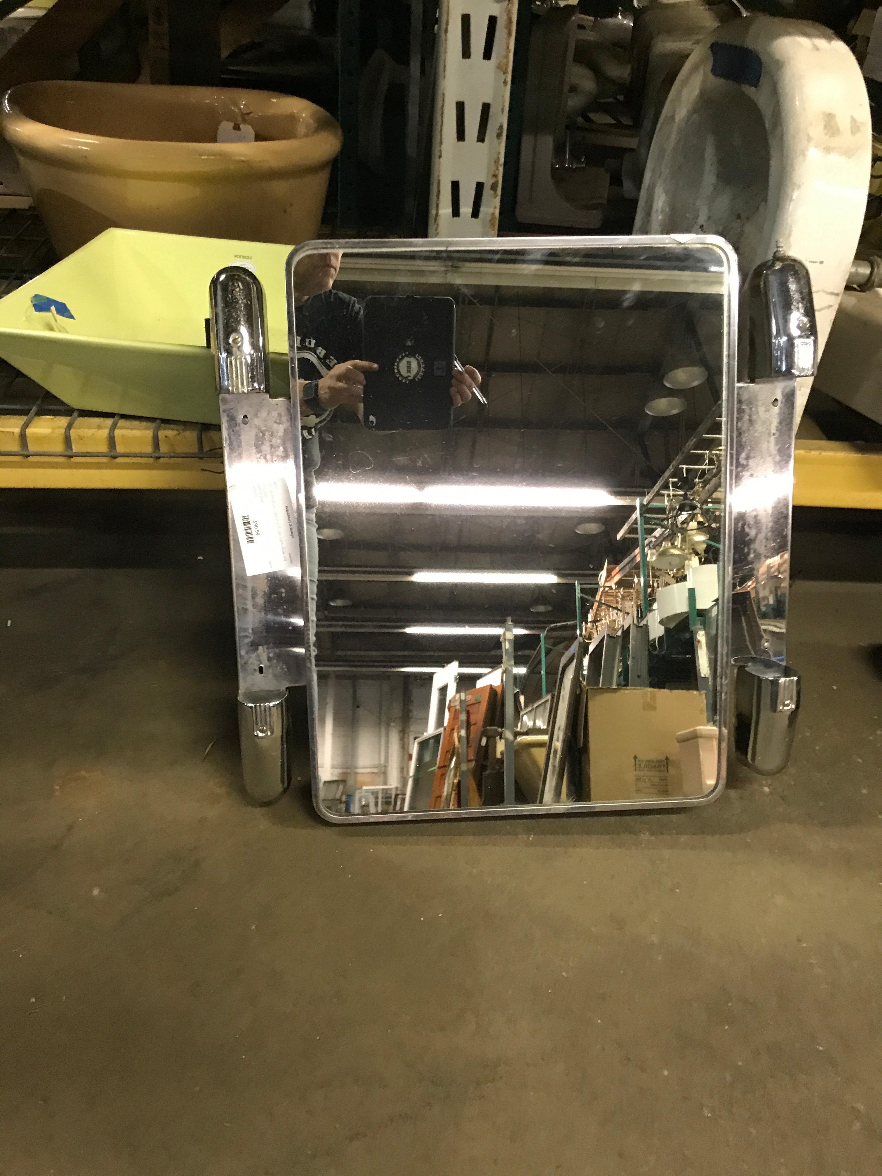 Vintage Medicine Cabinet with Side Lights (Bulbs not Included)