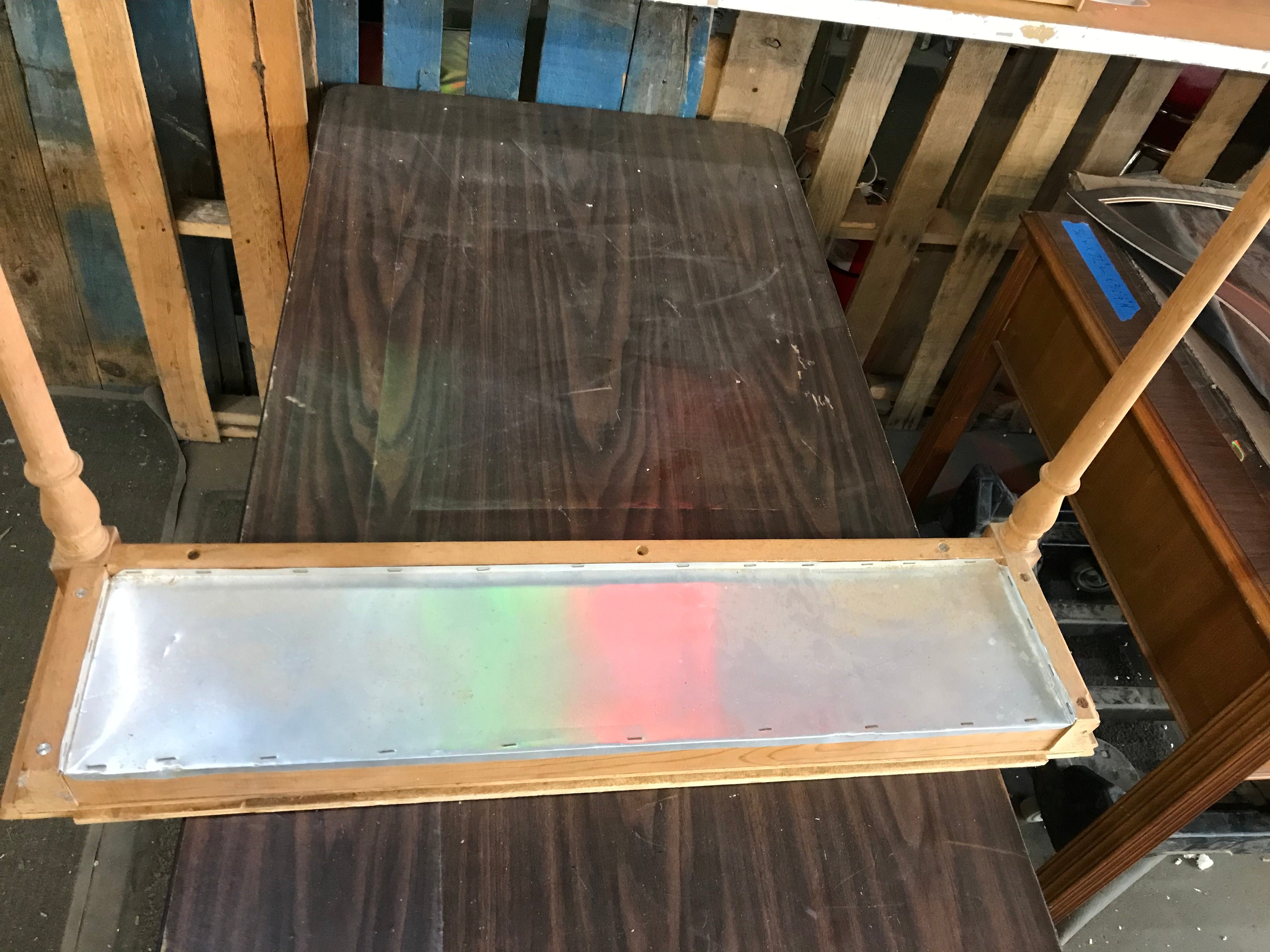 Wood Radiator Shelf w/2 Legs