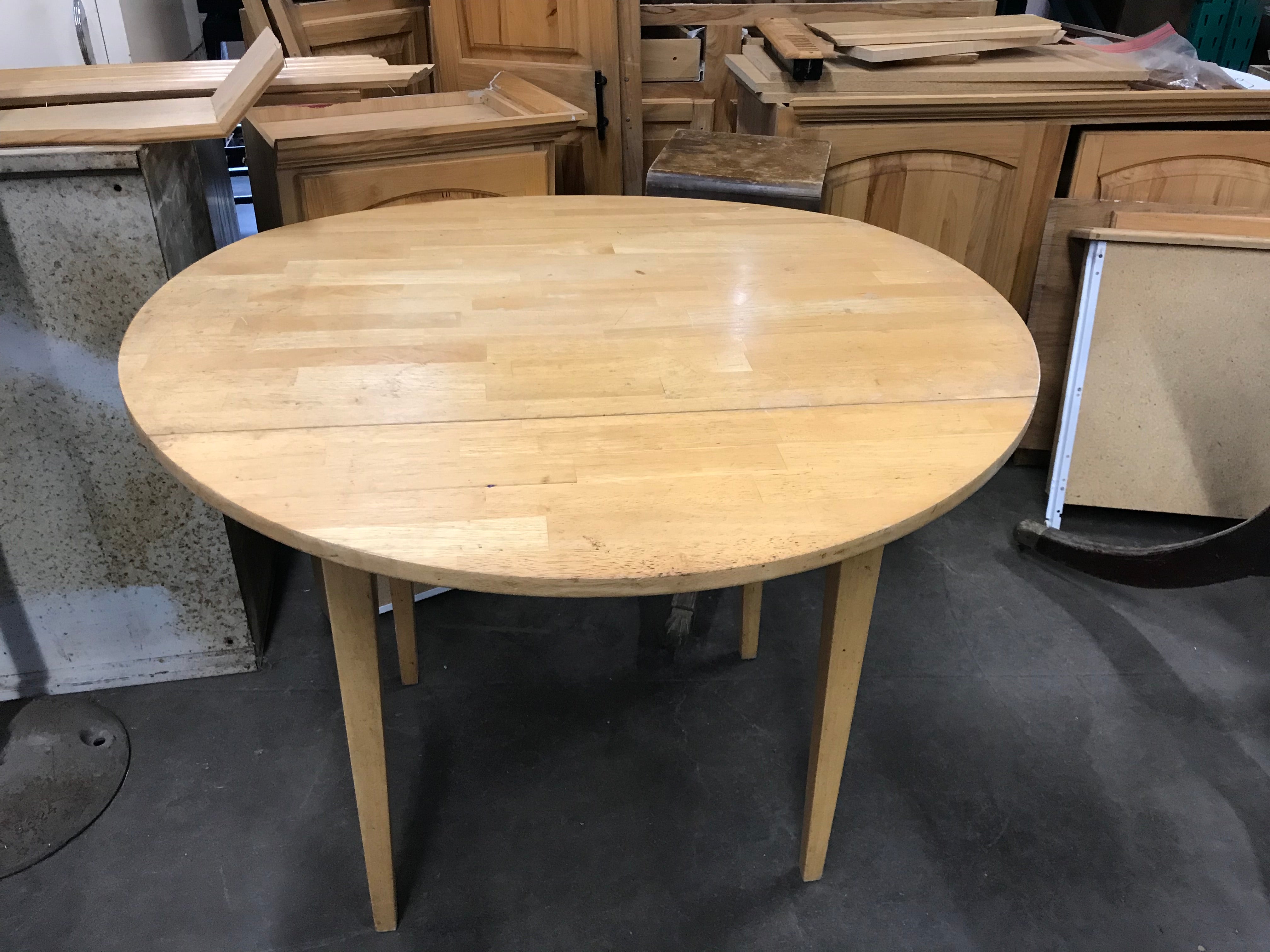 Kitchen Table  Round with Drop sides