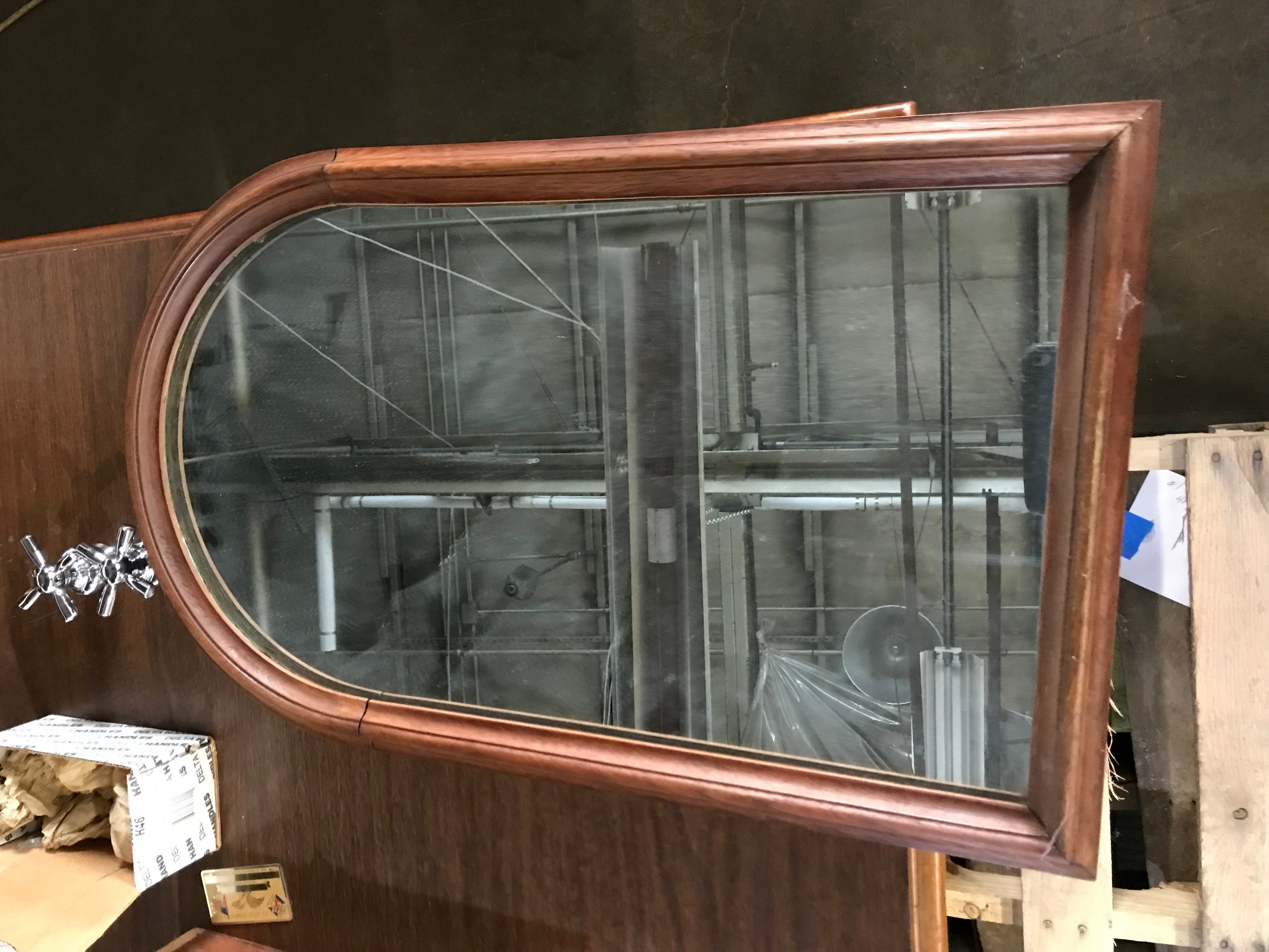 Small Wall Mount Mirror Arched Top