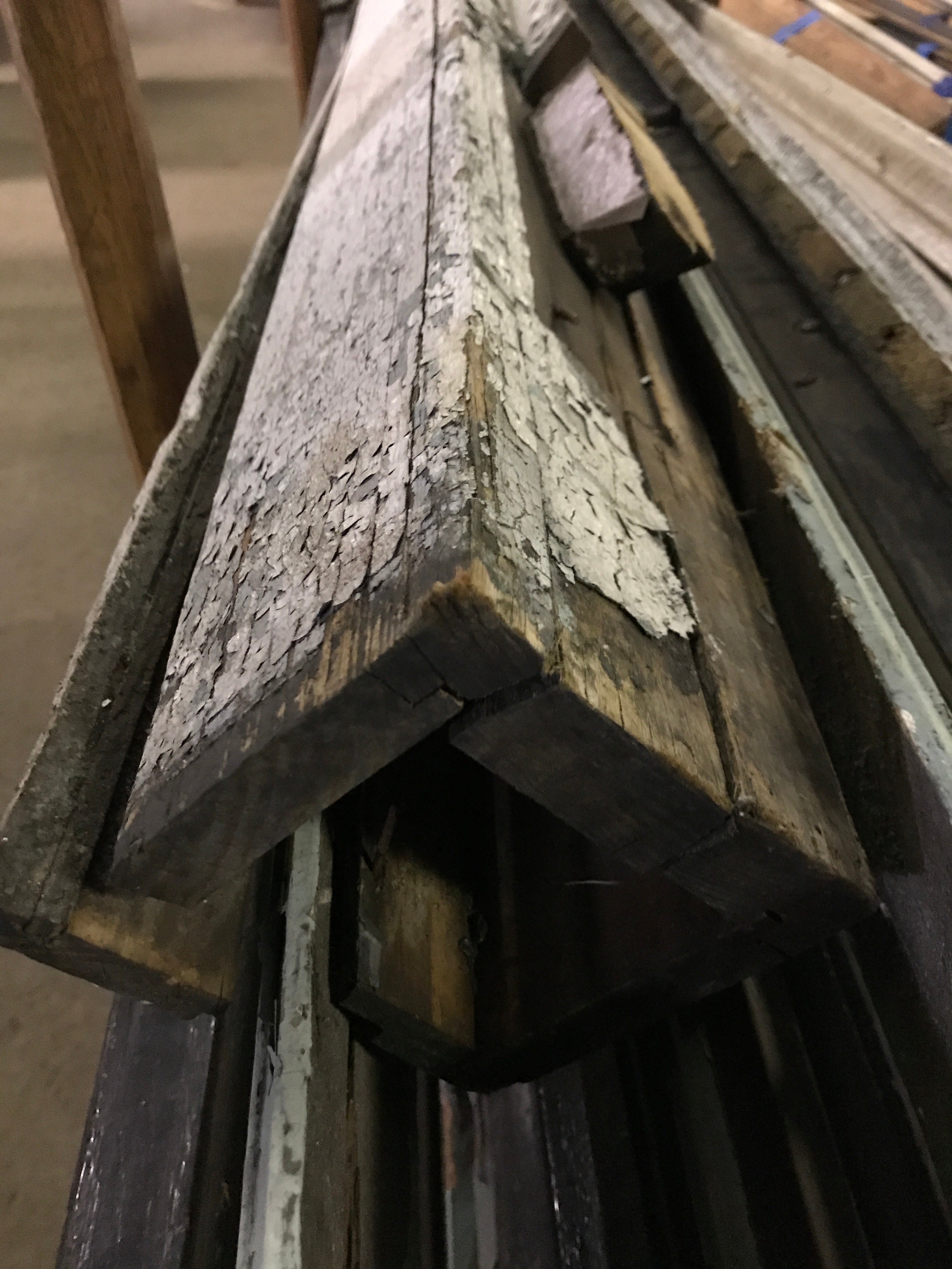 Salvaged Newel Post