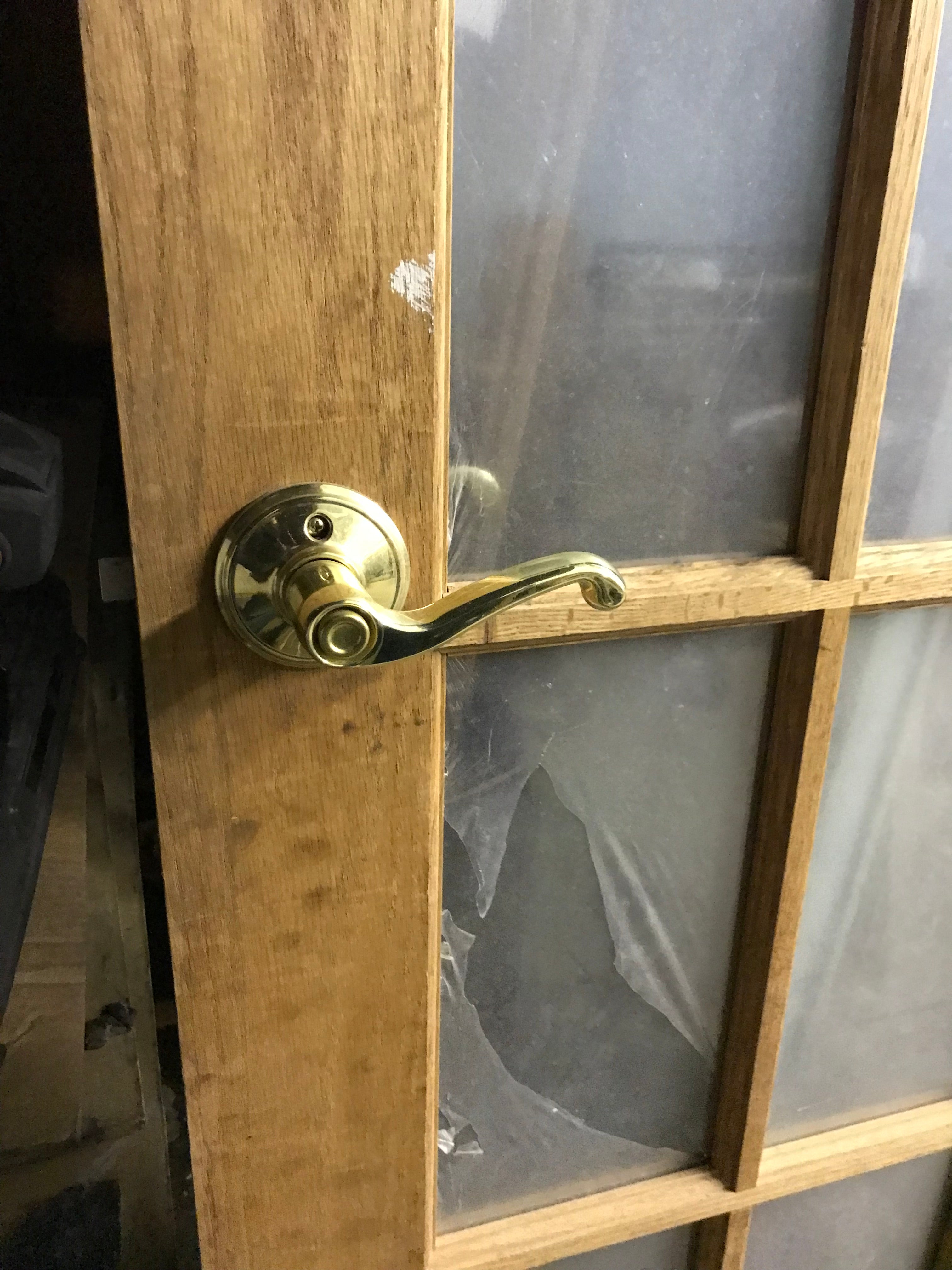 15 Lite Door with Brass Hardware 30"