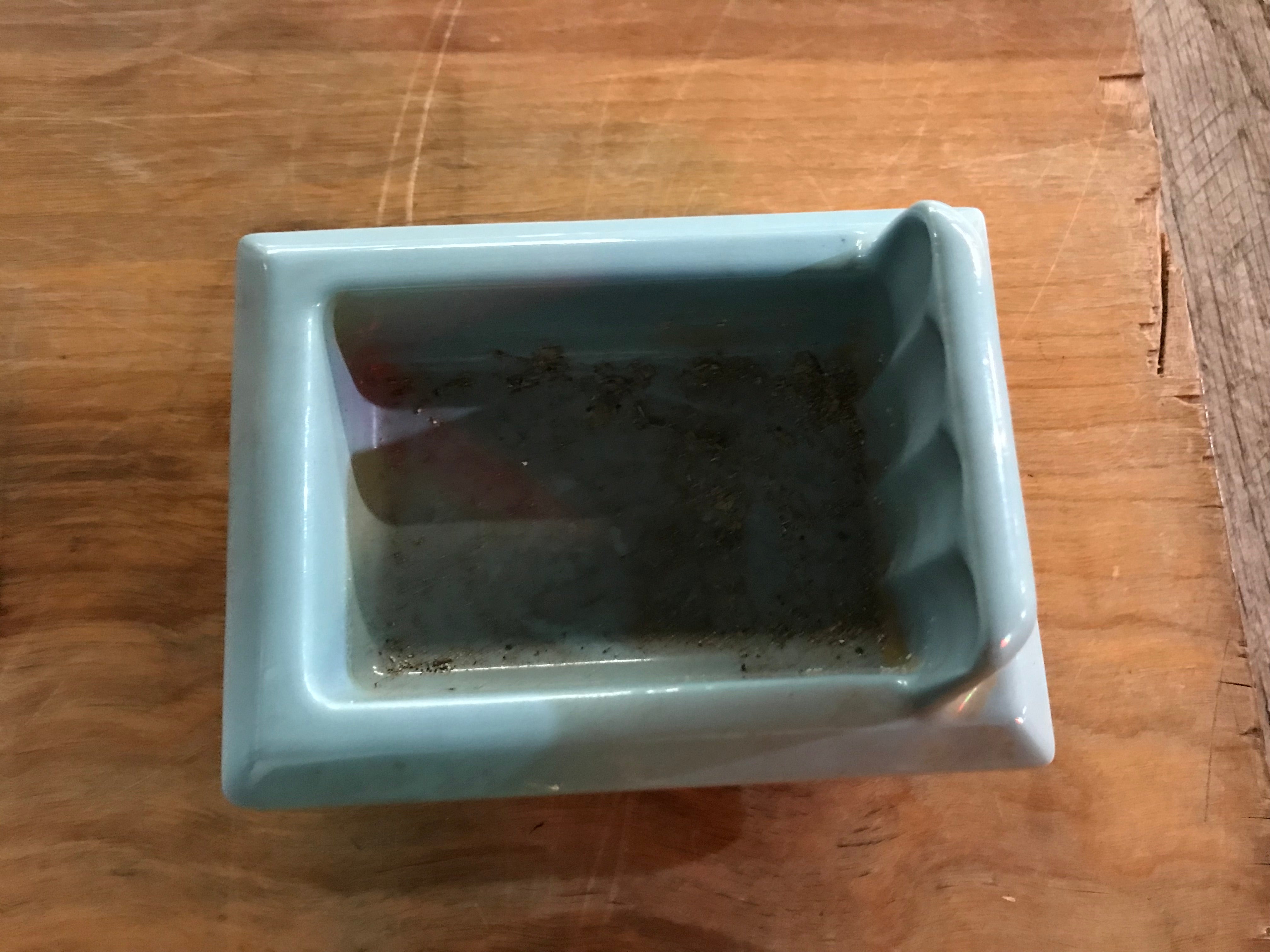 Blue Ceramic Soap Dish for tile walls