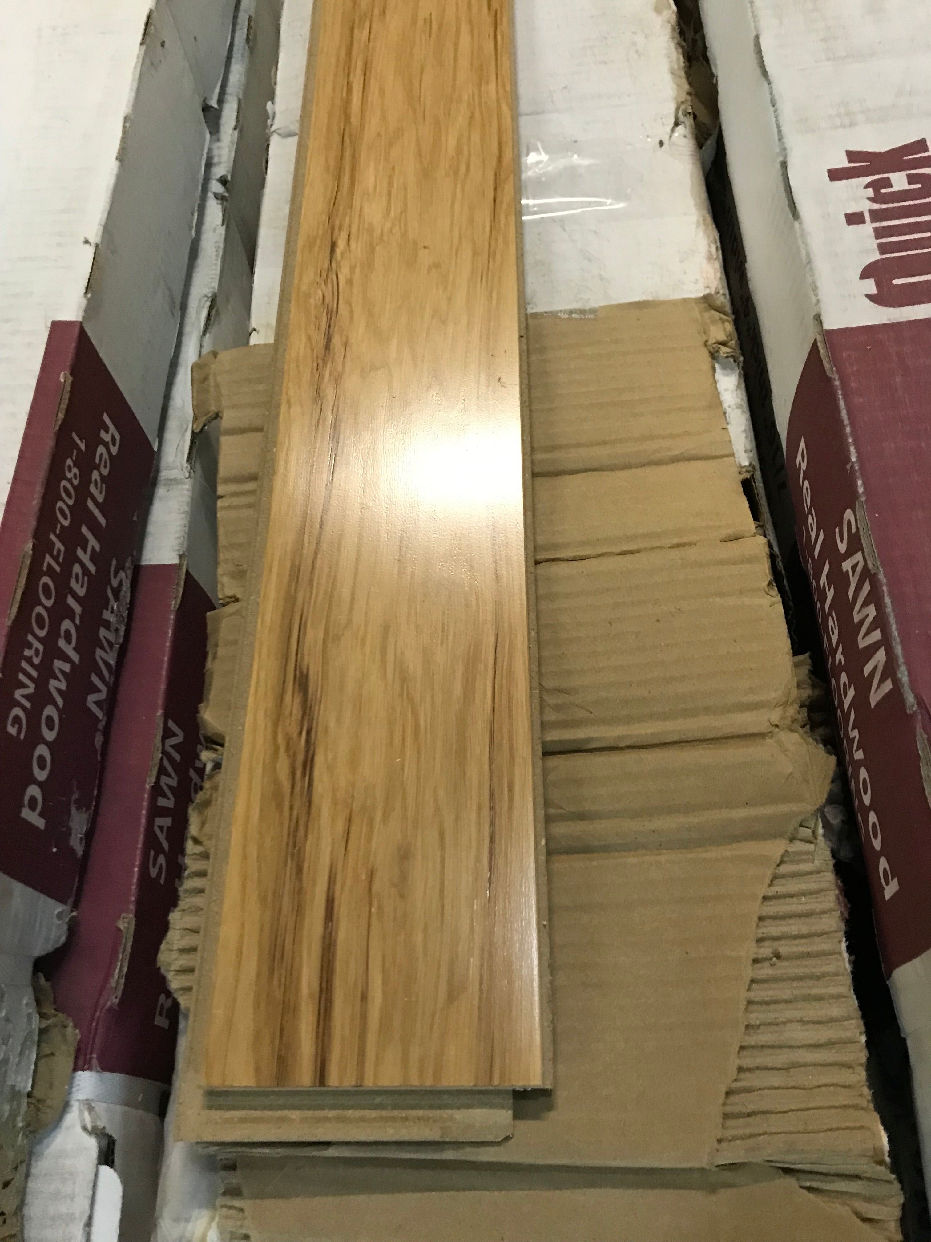 Lot of Engineered Hardwood  Hickory Flooring (200sq ft)