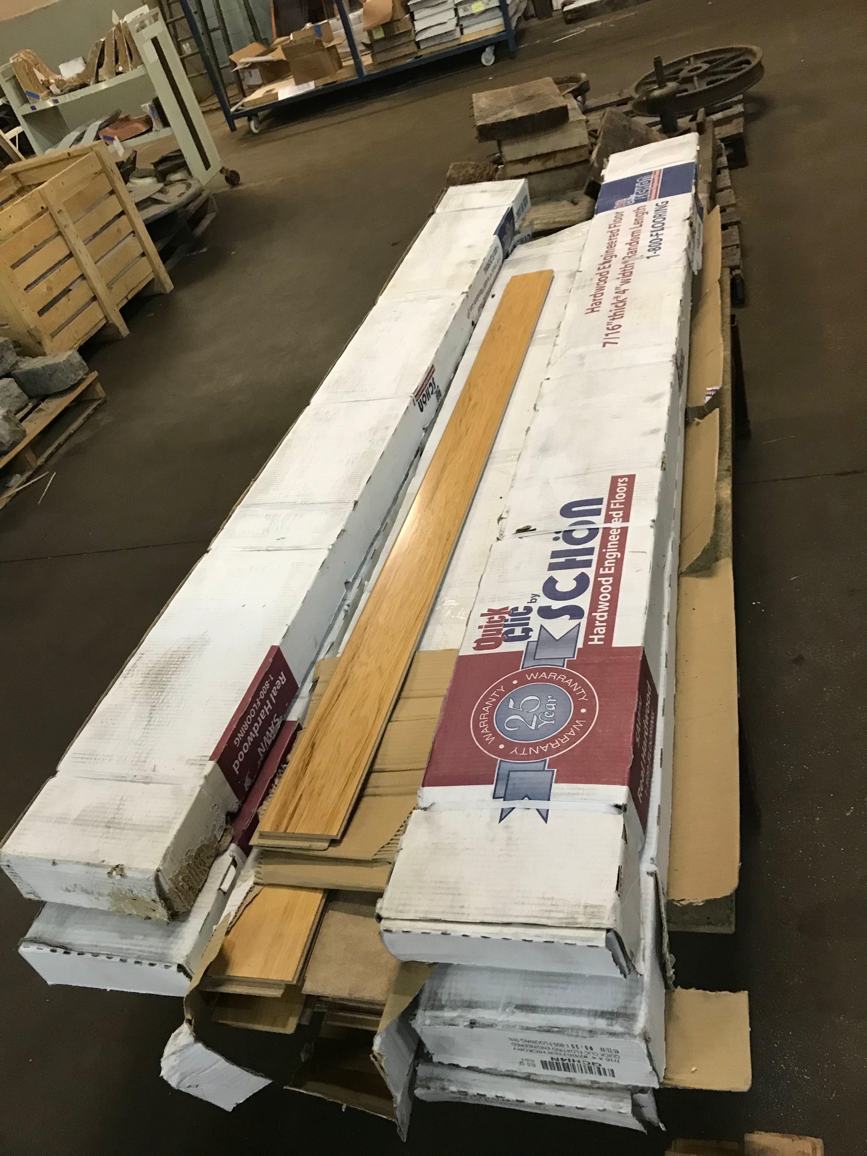 Lot of Engineered Hardwood  Hickory Flooring (200sq ft)