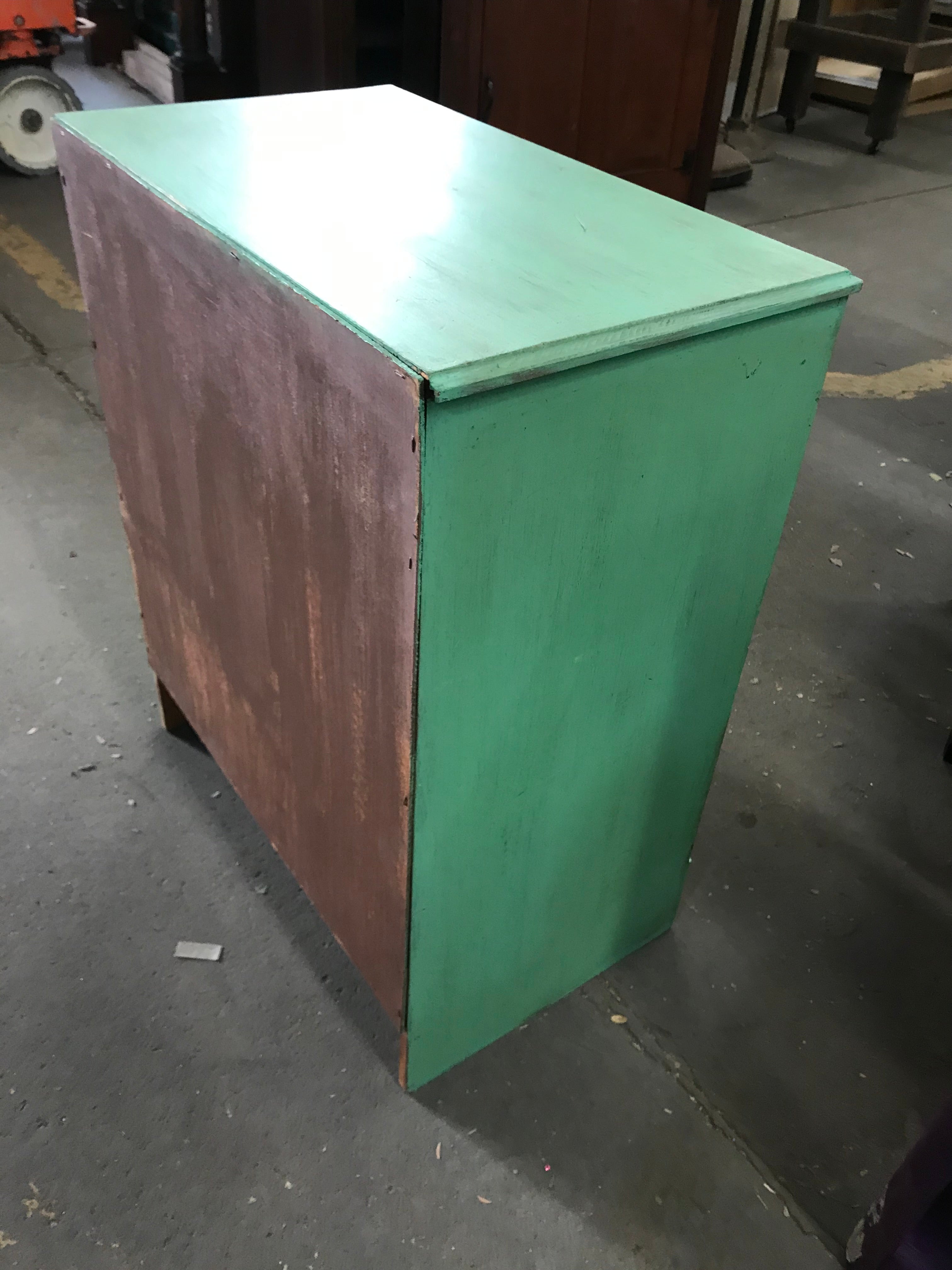 Green Chest 4- Drawers