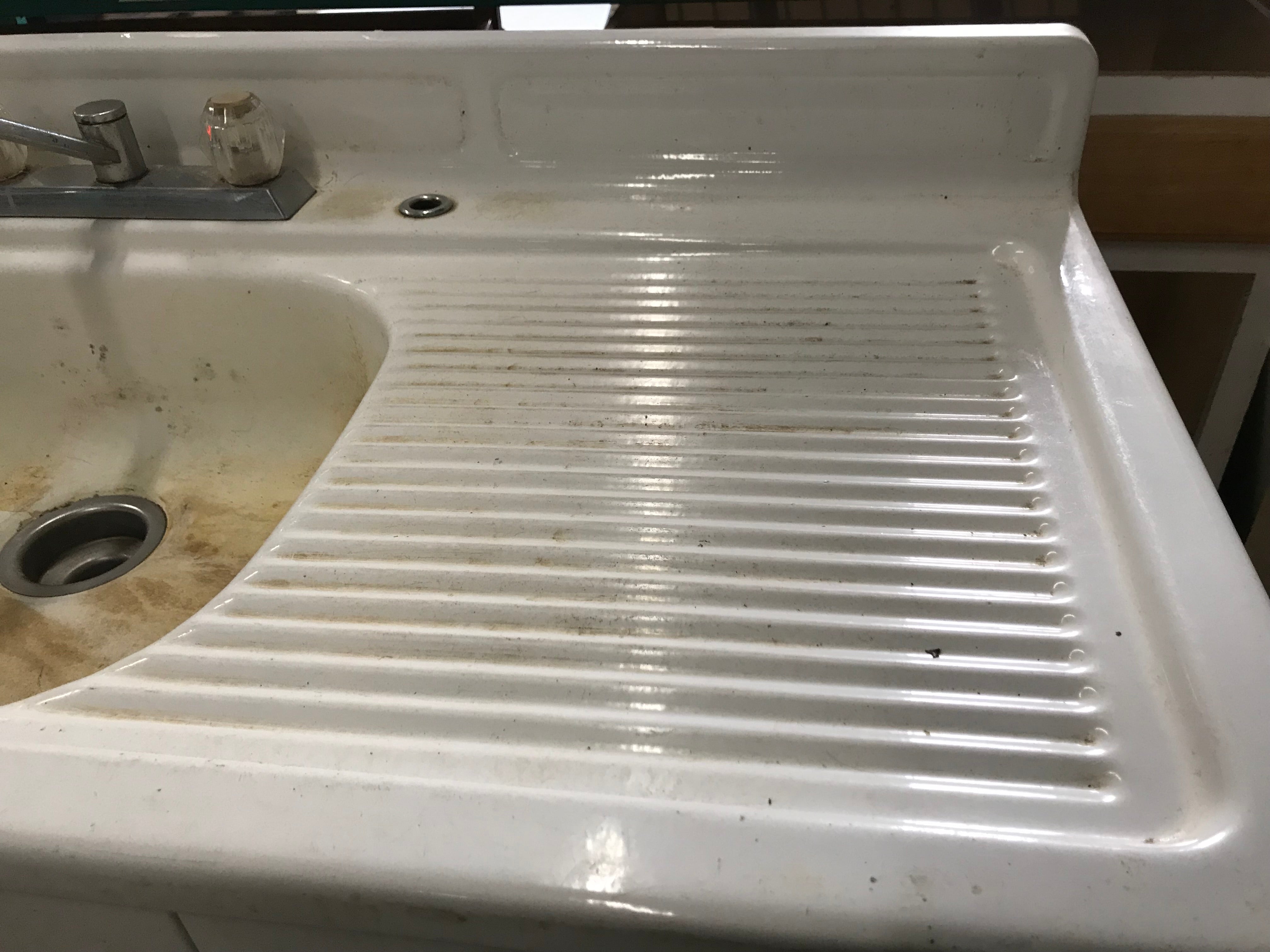 Vintage Youngstown Metal Kitchen Sink Cabinet with Single Sink Top