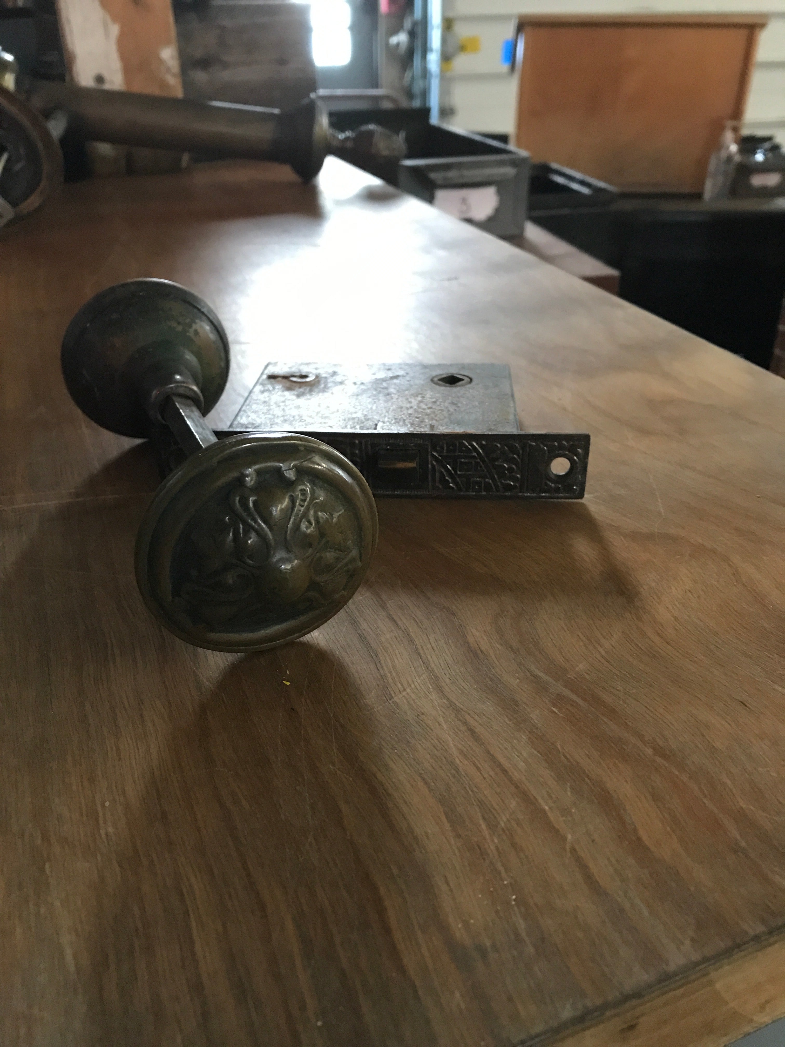 Vintage Lockset and Hardware Set