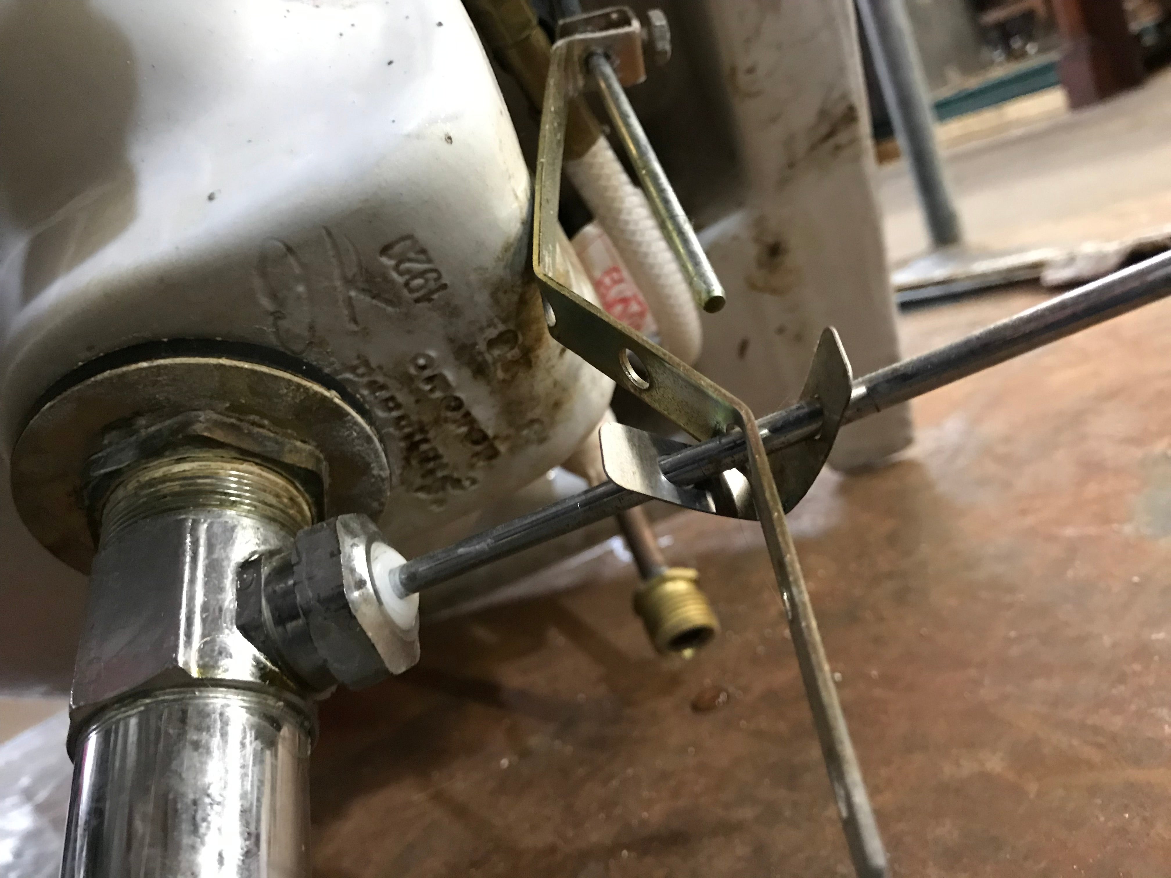 1920 Wall Mount Bathroom Sink 20 1/2" with Tall Back