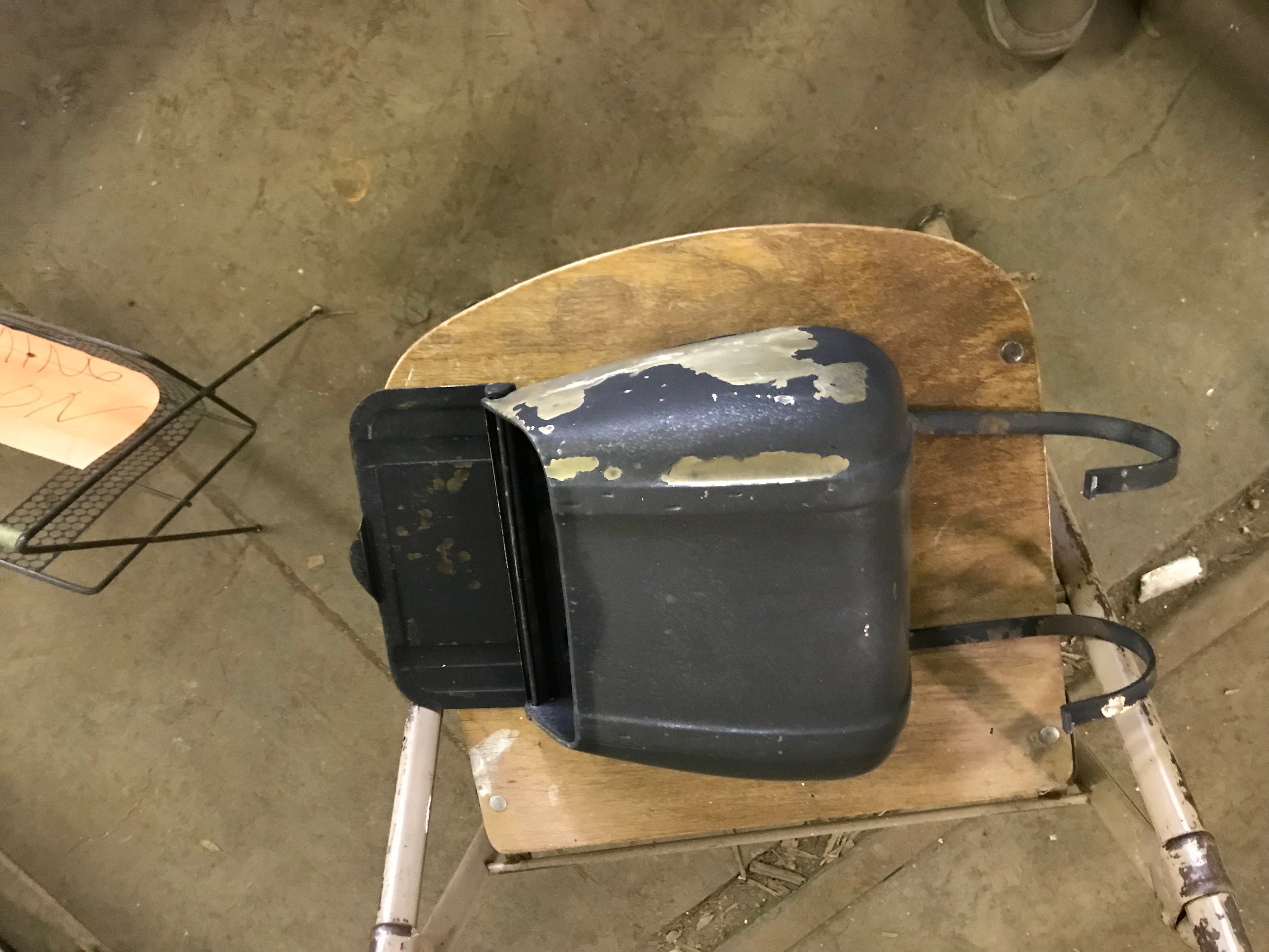Wall Mount Mailbox - Brass Painted Black