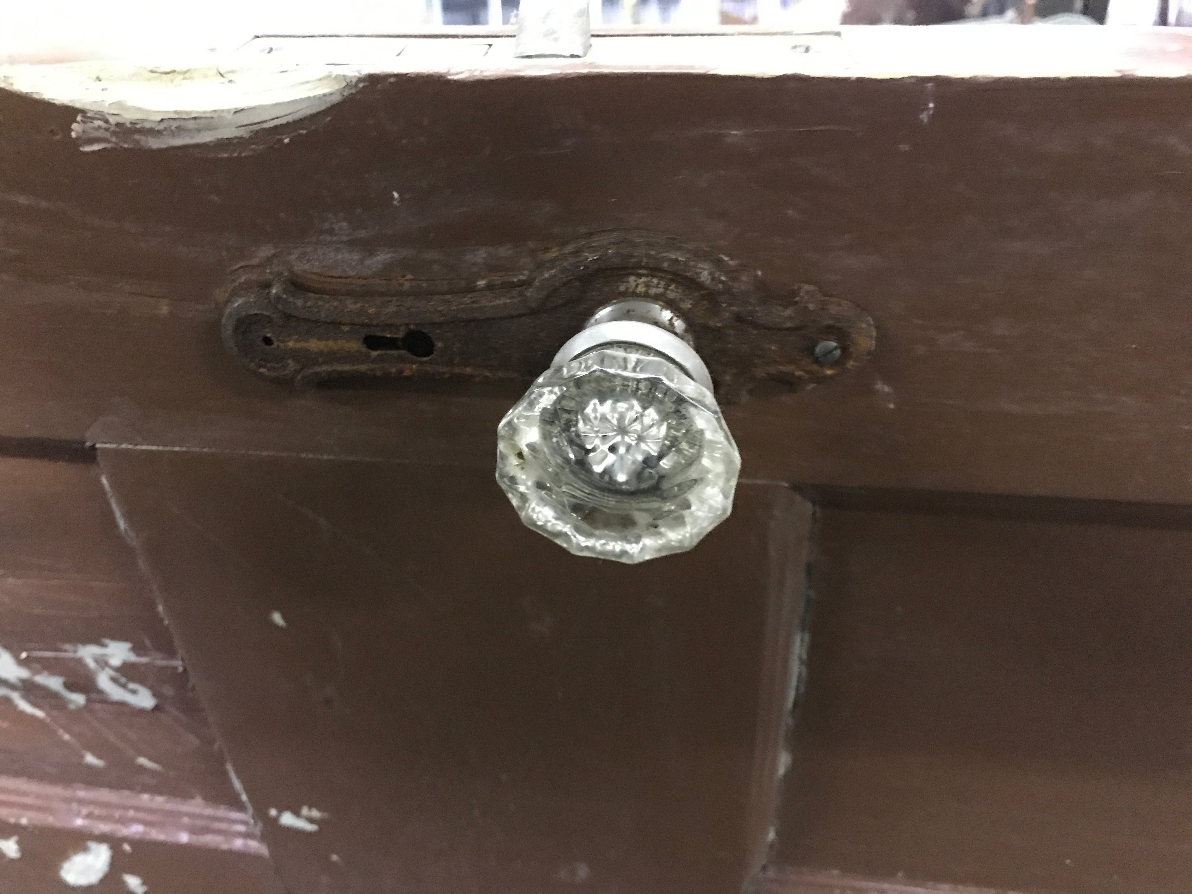 6-Panel Door with Glass Knob 30”