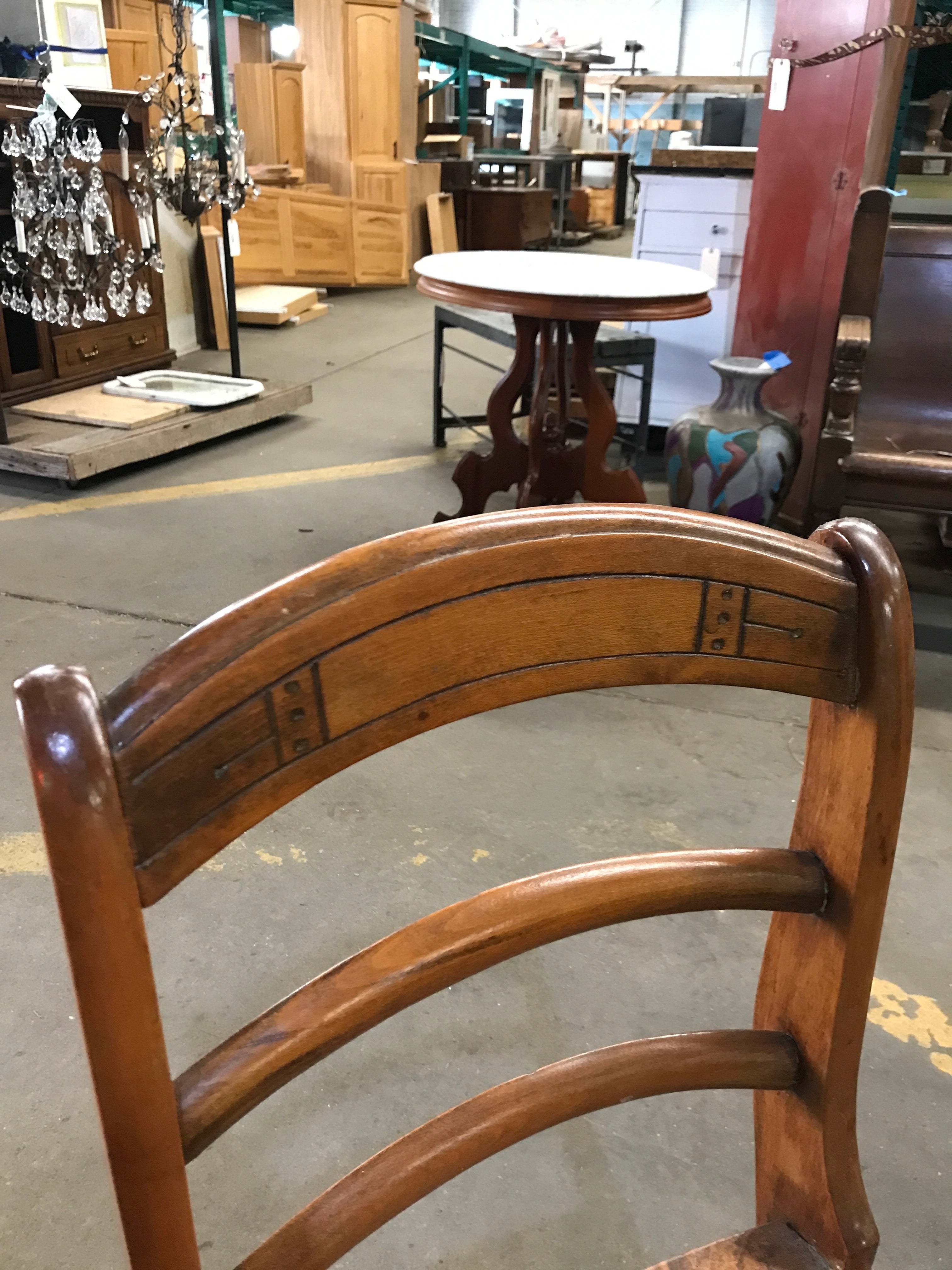 Antique Wooden Chair (needs a little TLC)