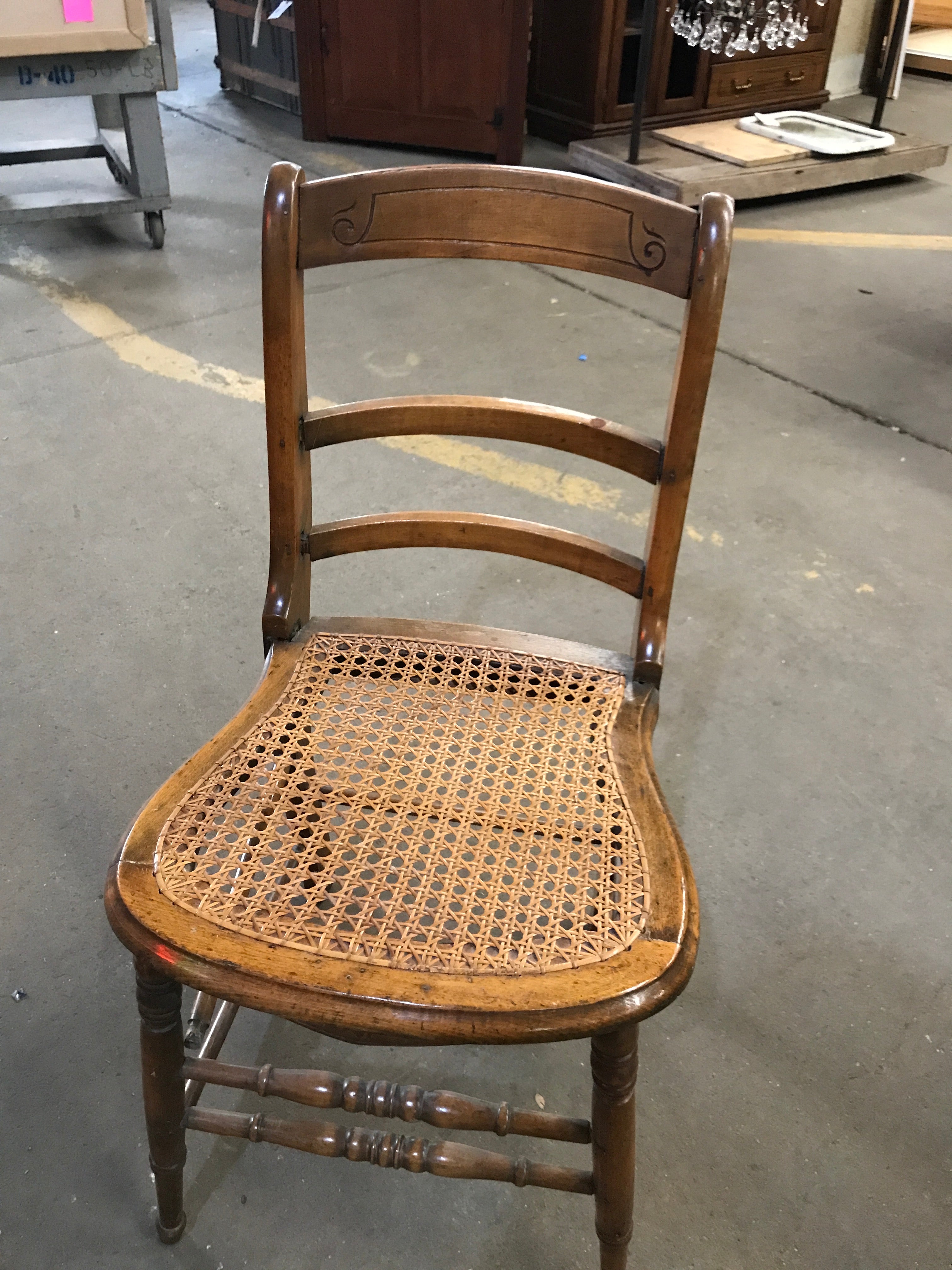 Antique Wooden Chair (Needs a little TLC)
