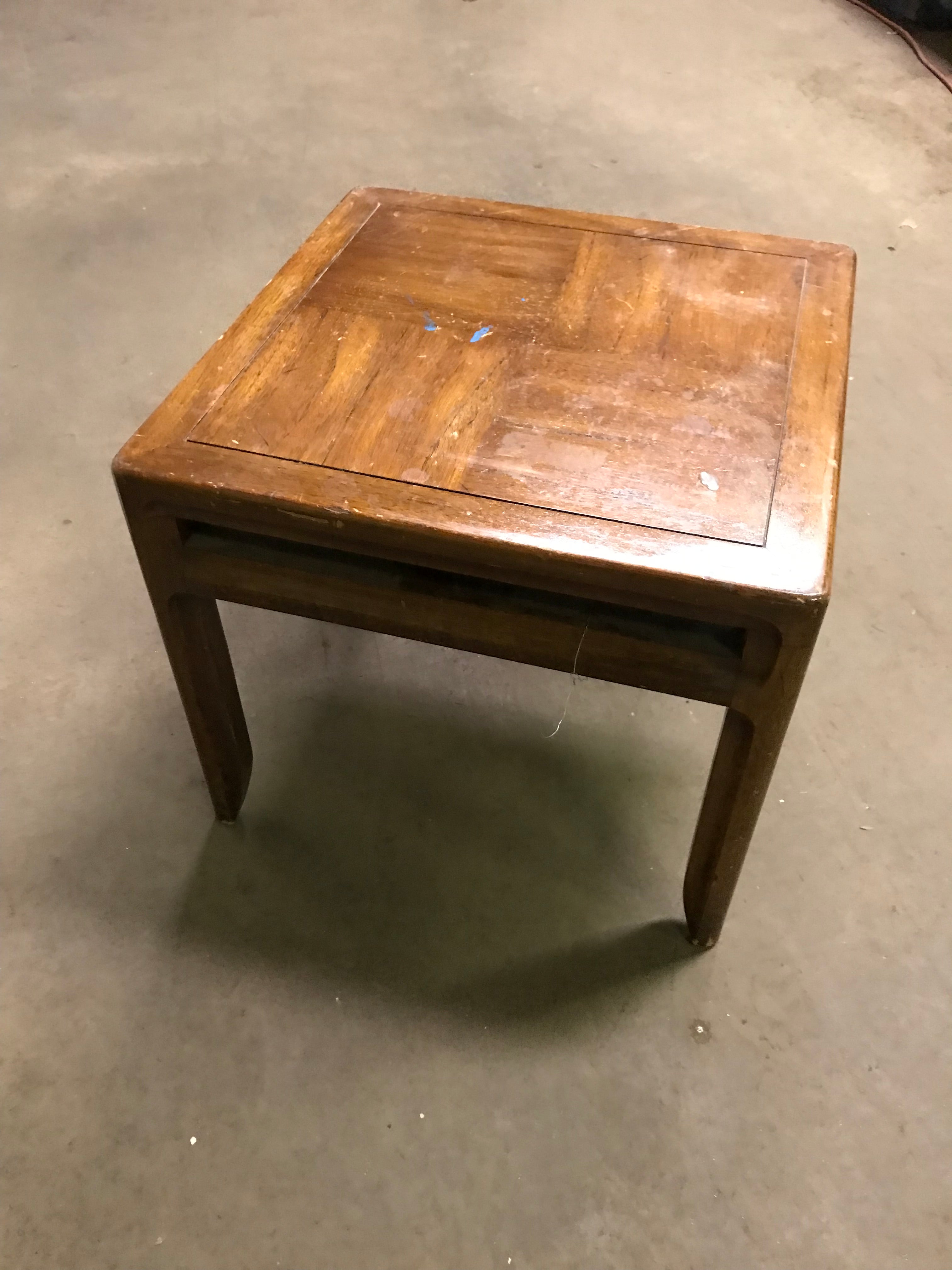 Small Wood Accent Table