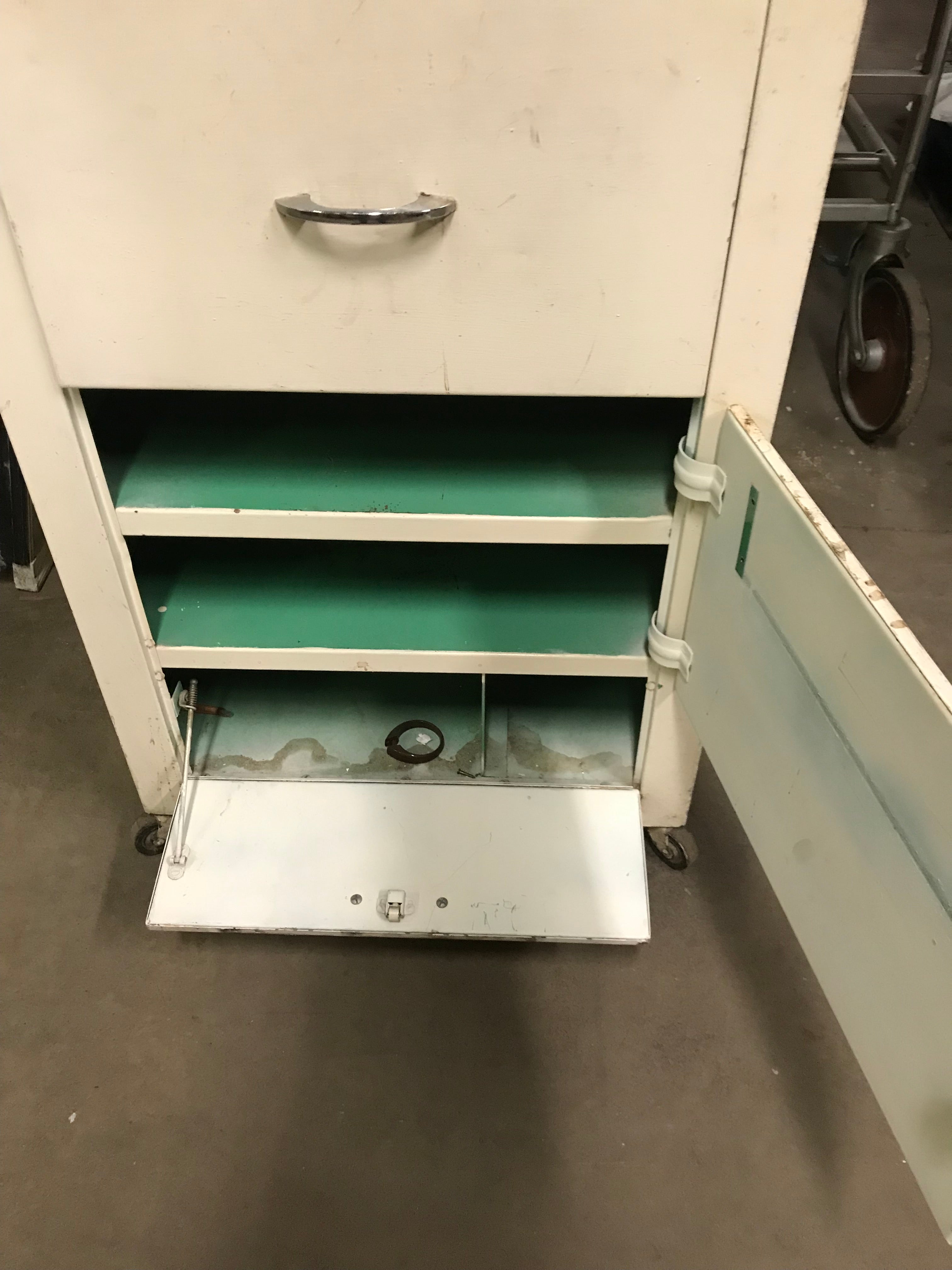 Rolling Cabinet - Wood