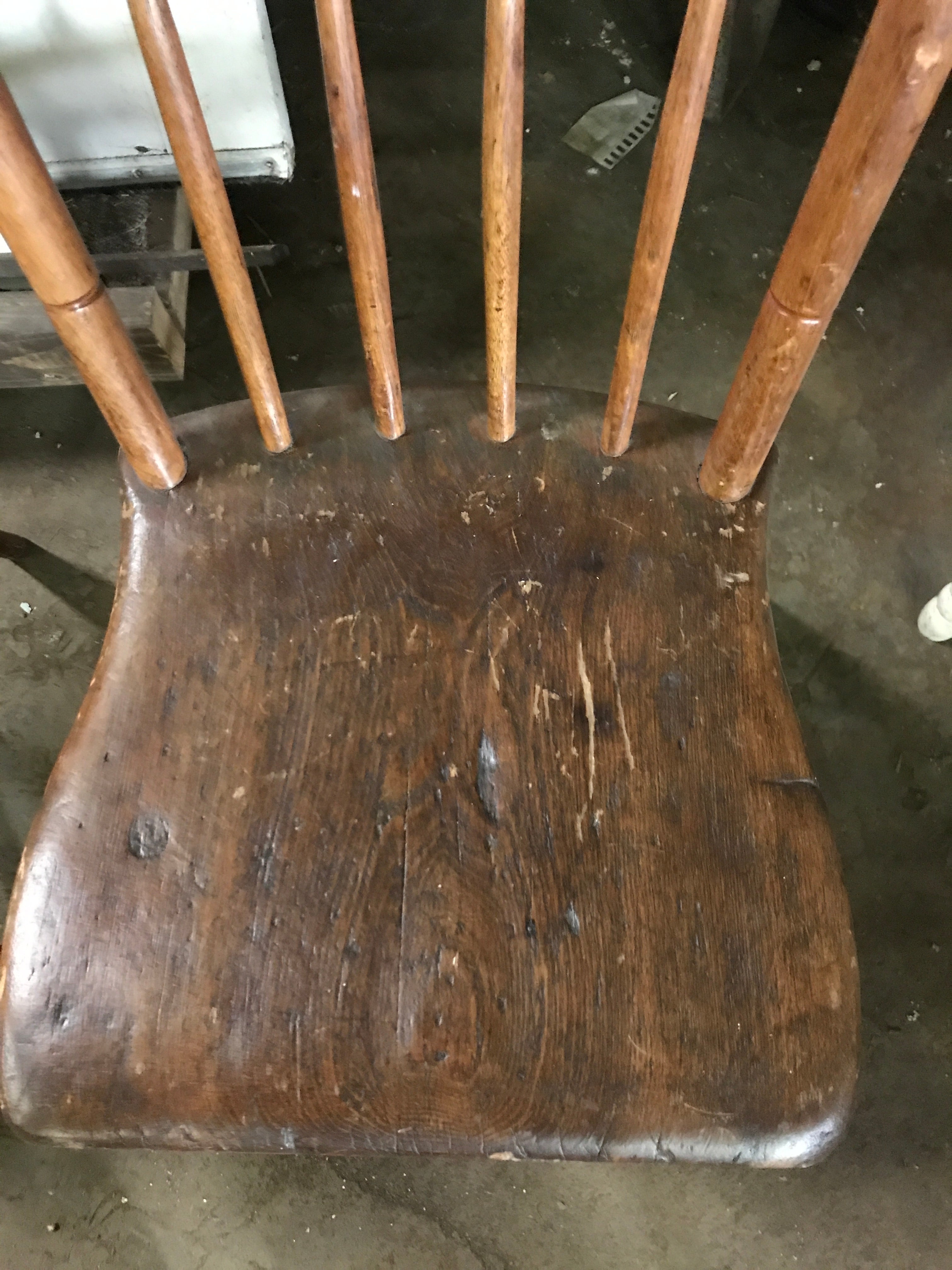 Wood Dining Chair - Straight Back