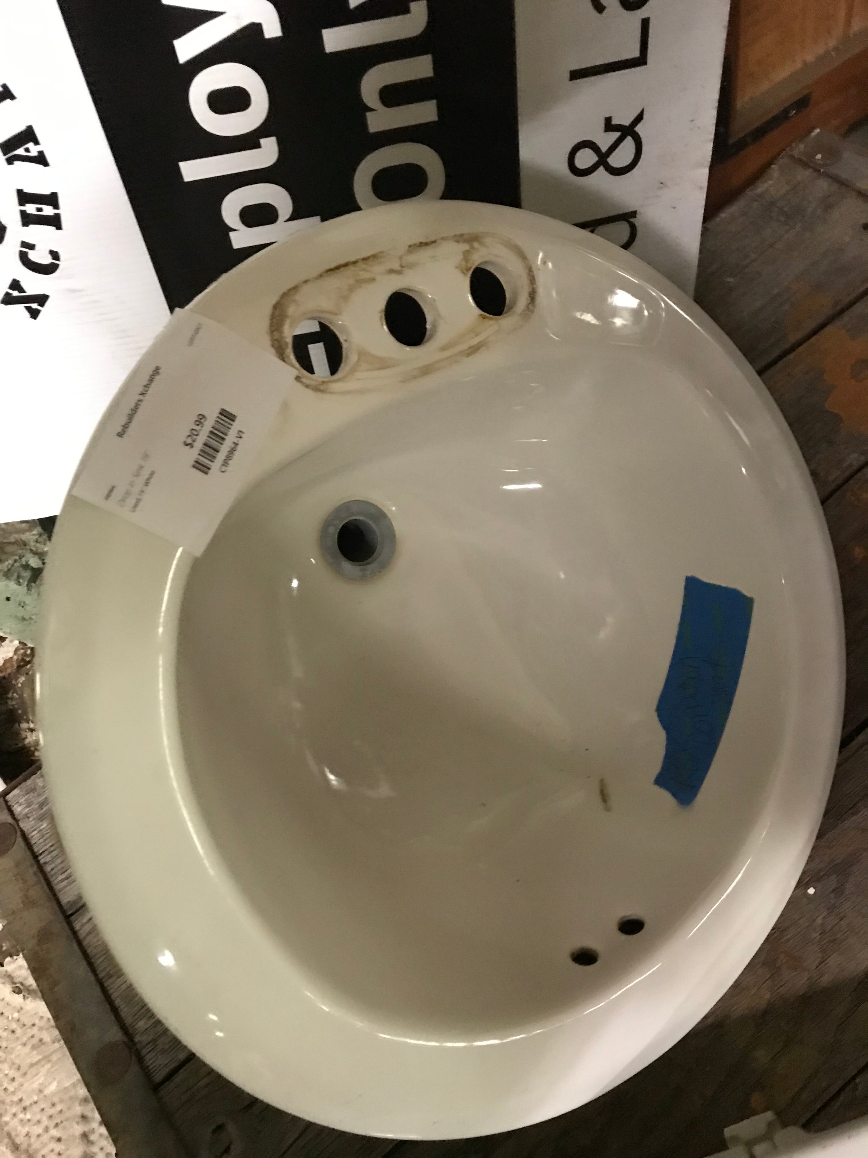 Drop In Sink 19"