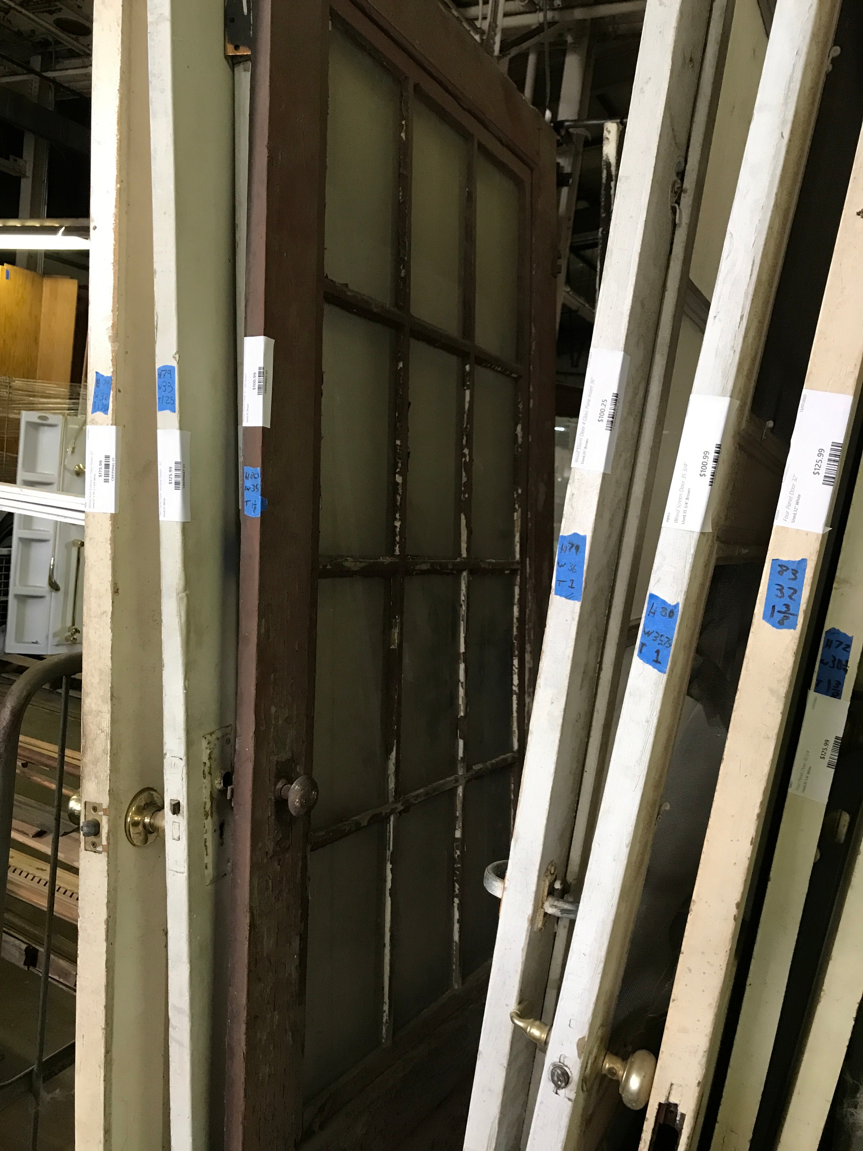 Wood Storm Door 12- Lite Insert