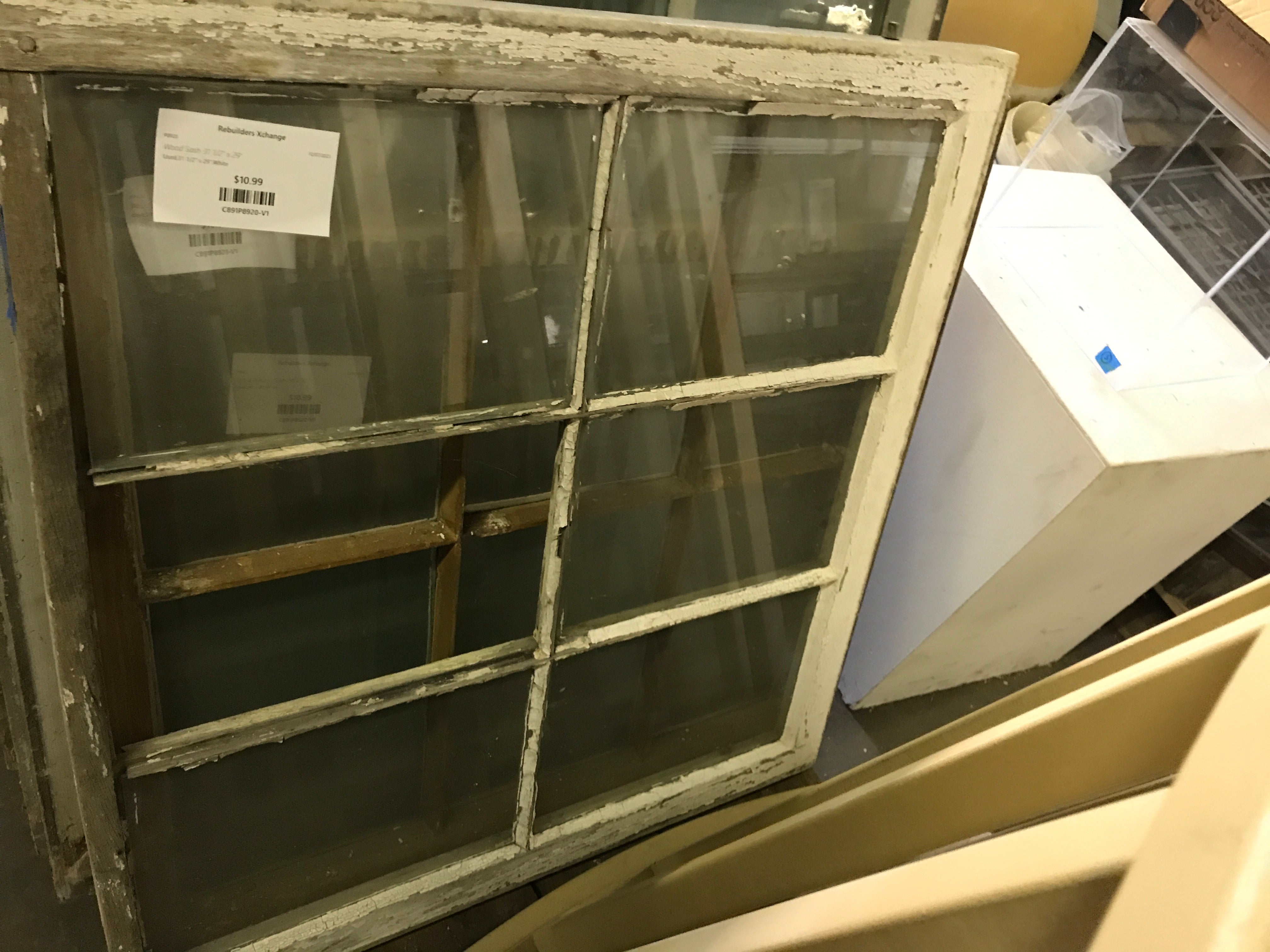 Wood Sash 31 1/2" x 29"