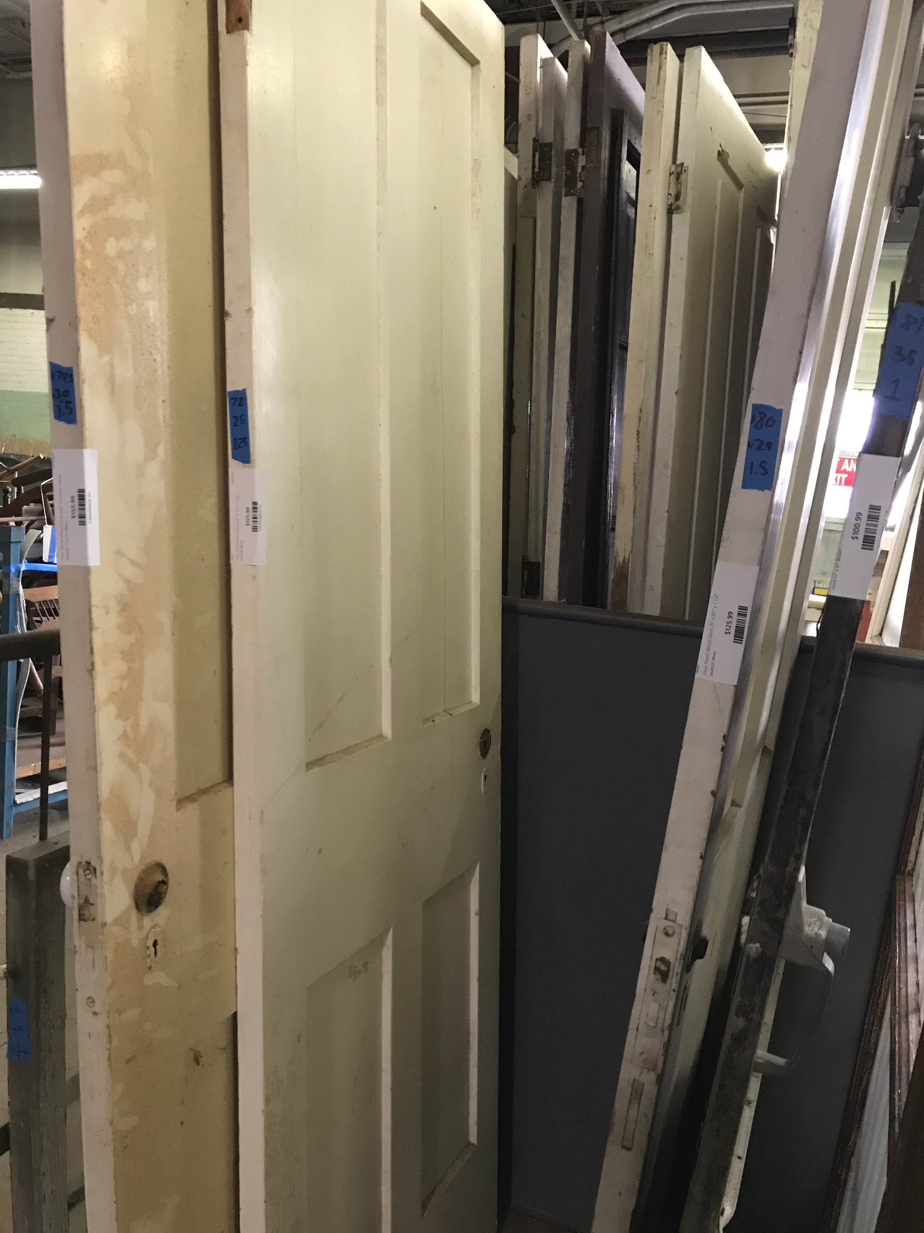 Four Panel Wood Door 26" x 78" x 1 1/4"