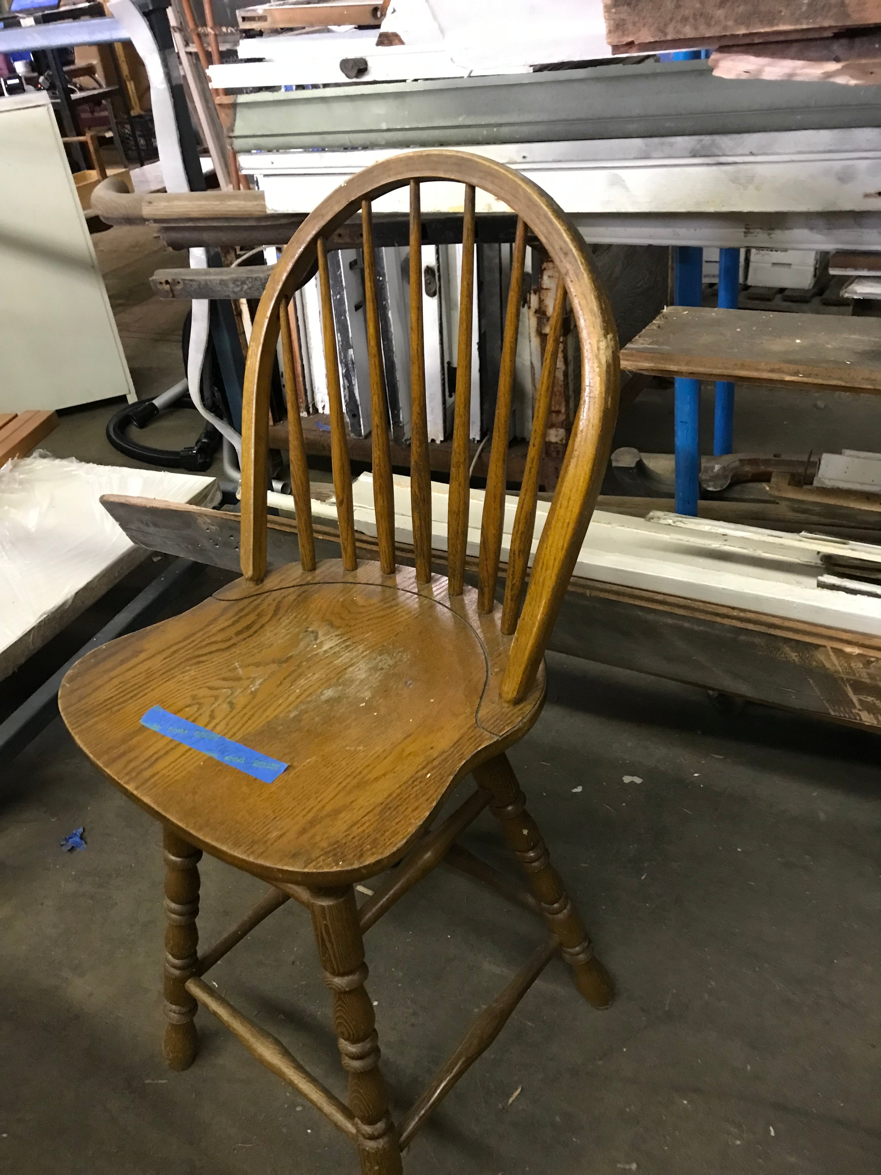Wood Swivel Dining Chair