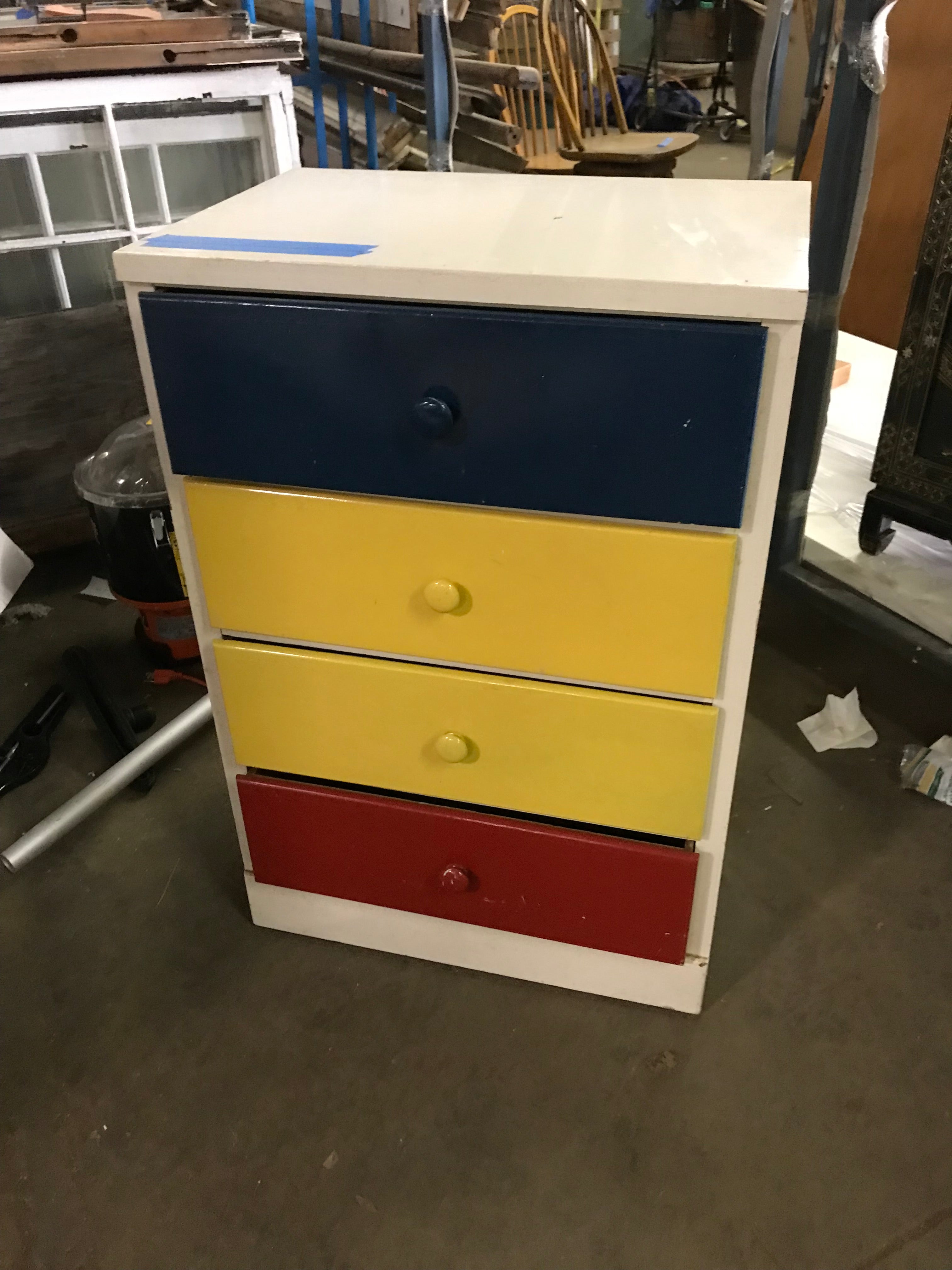 Small Wood Dresser 4-Drawers
