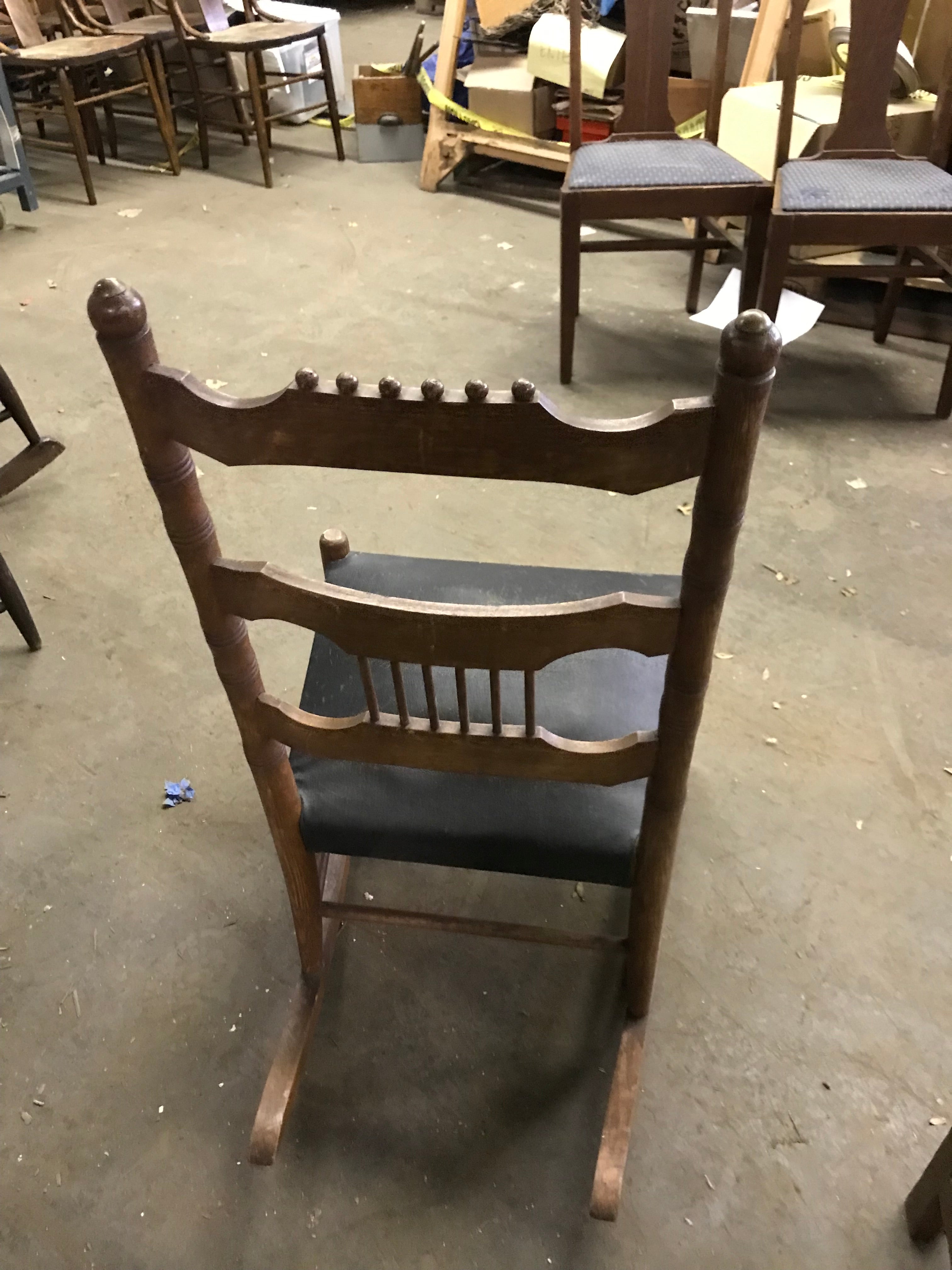 Shaker Style Wood Rocking Chair