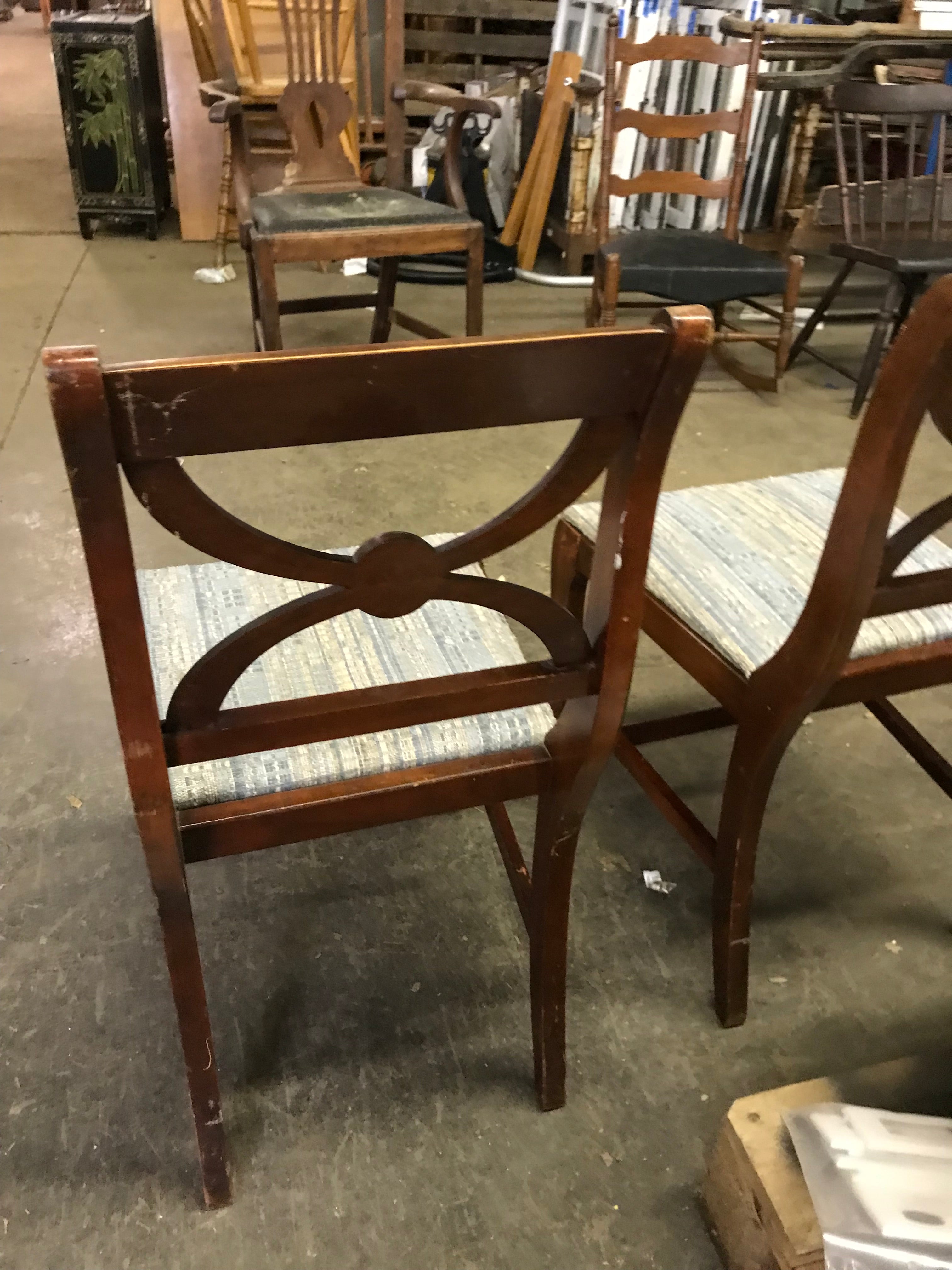 Wood Dining Chair- Mahogany