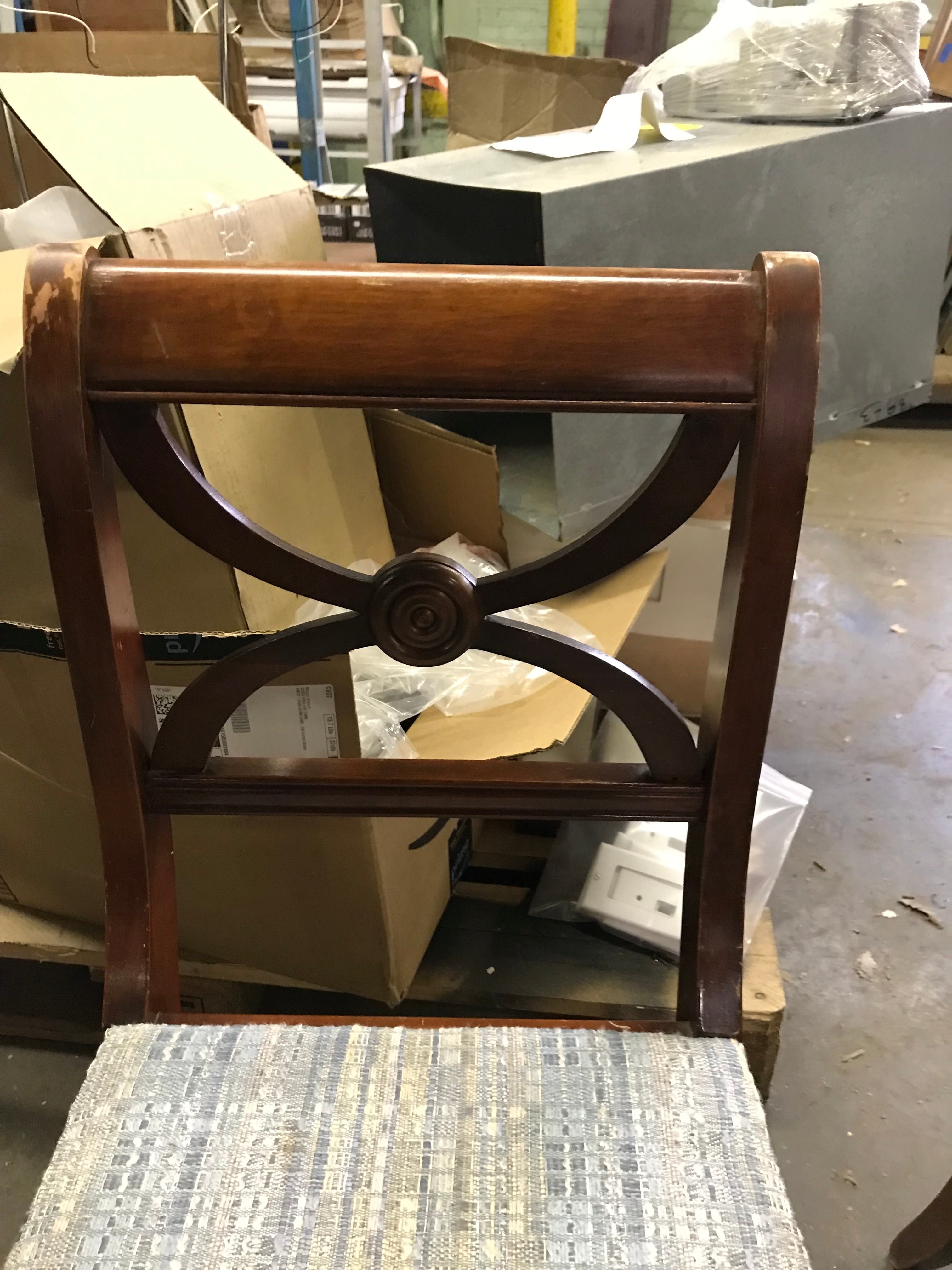 Wood Dining Chair- Mahogany