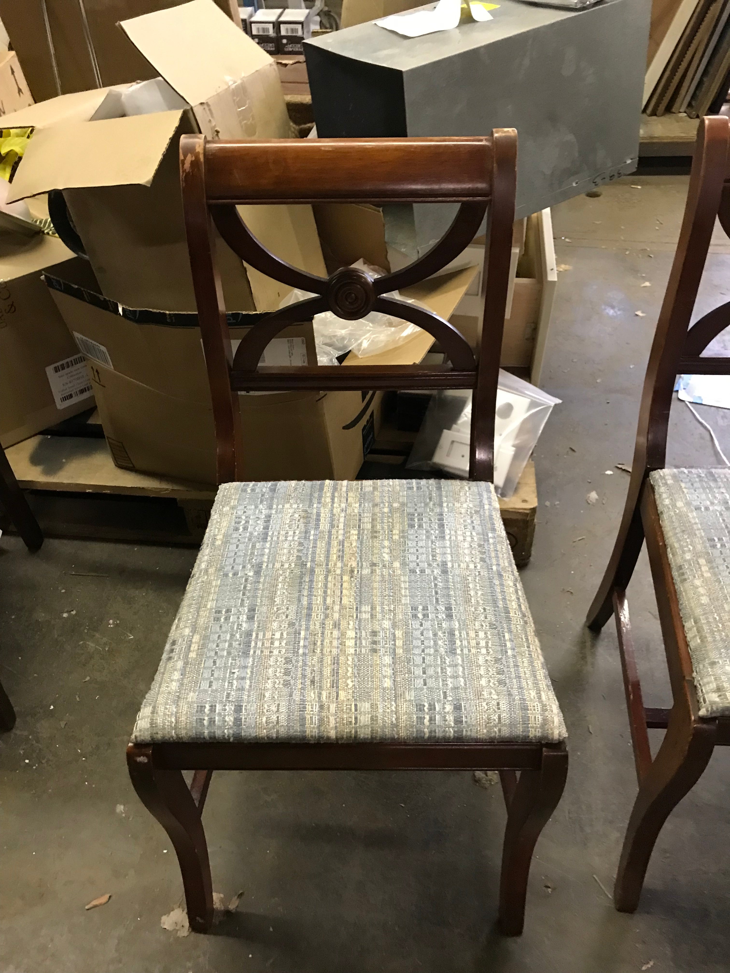 Wood Dining Chair- Mahogany
