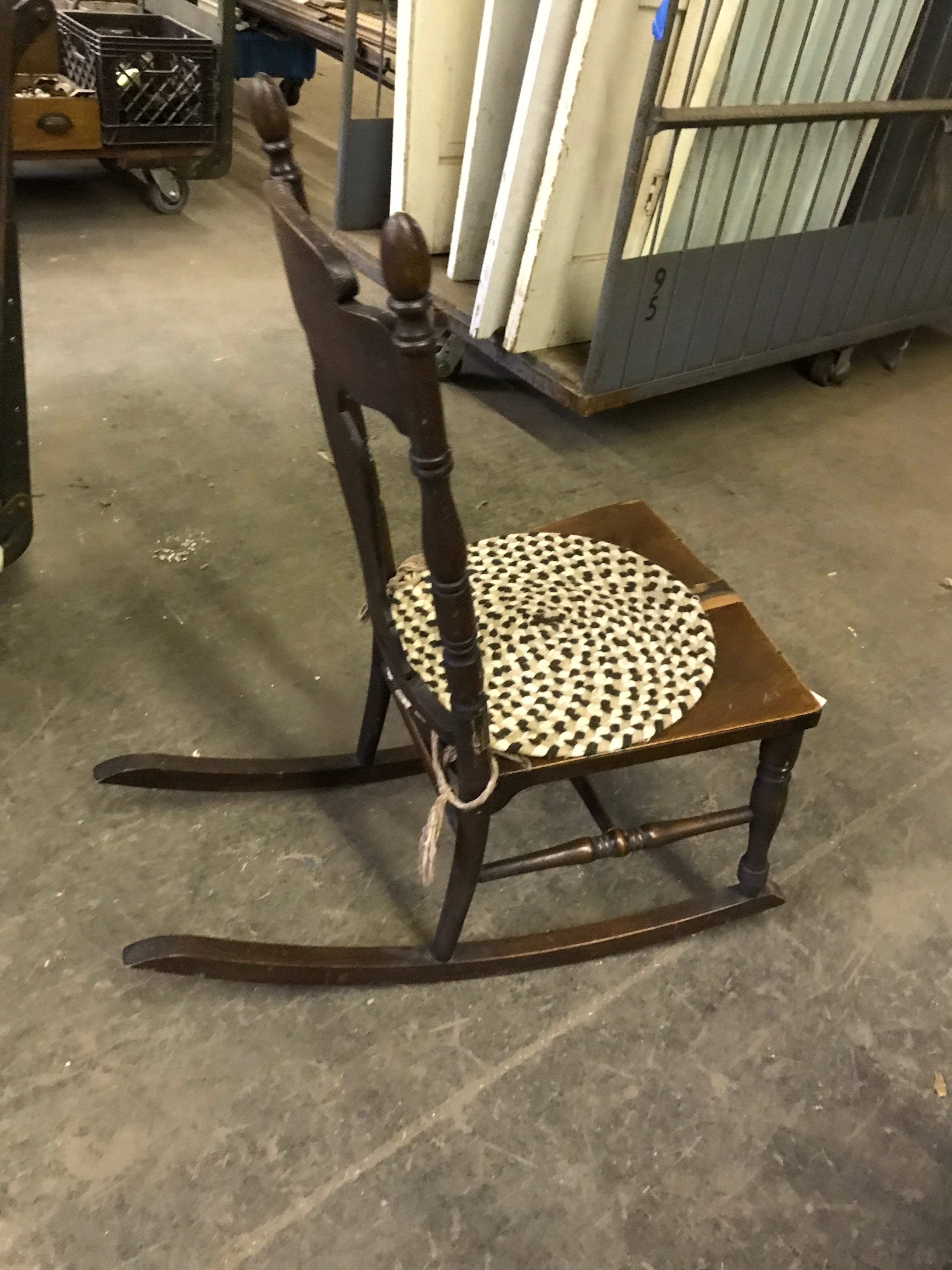 Shaker Style Wood Rocking Chair