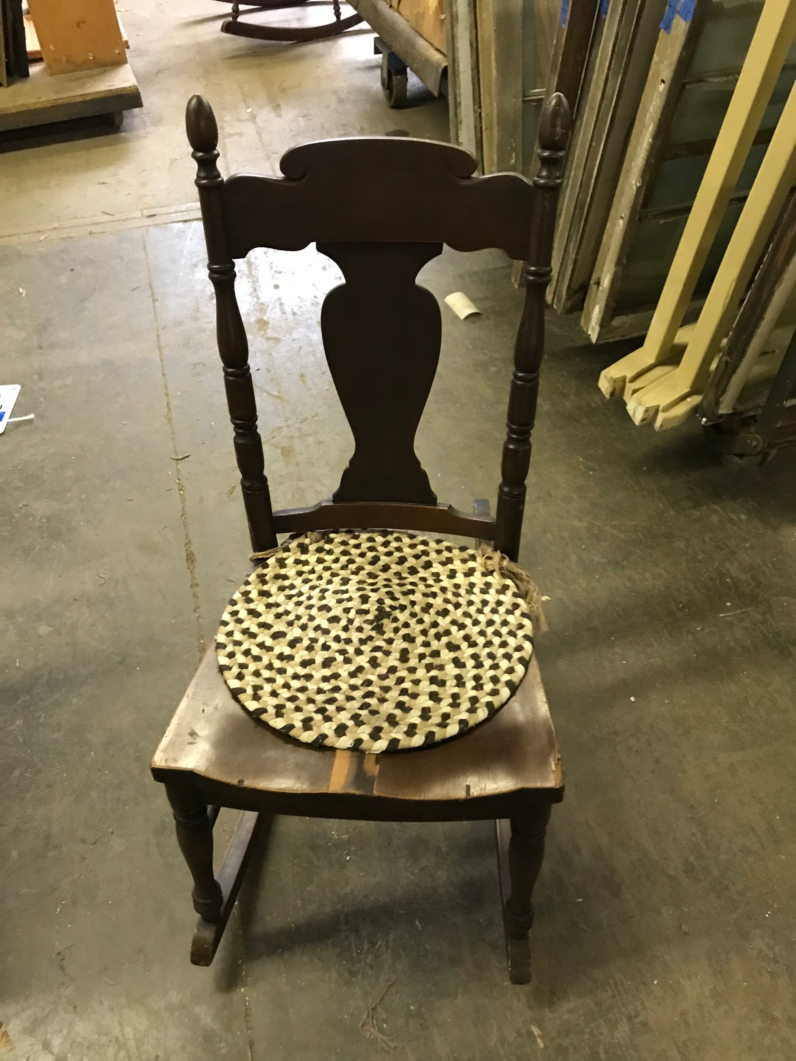Shaker Style Wood Rocking Chair